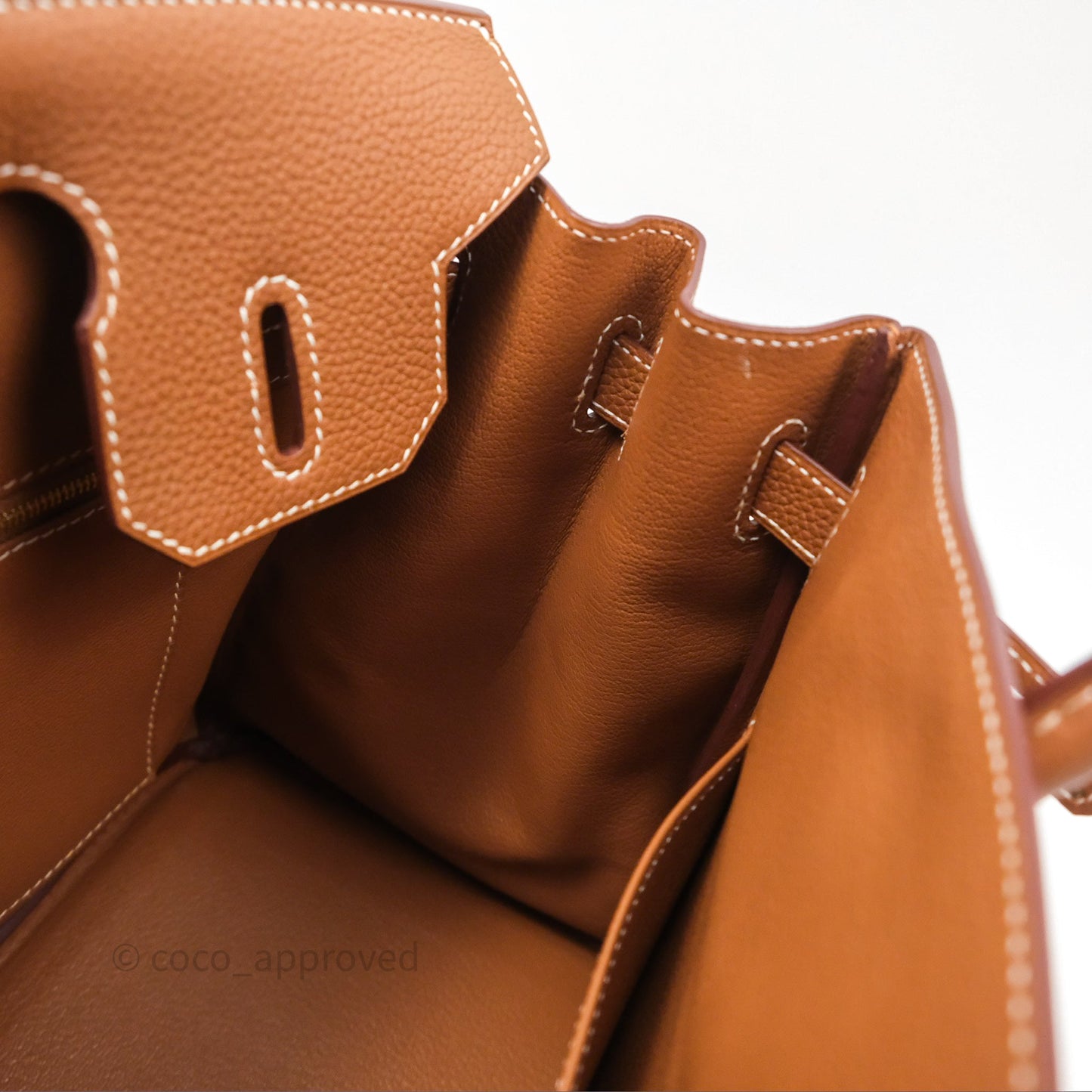 Hermès Birkin 30 Retourne Gold 37 Togo Gold Hardware