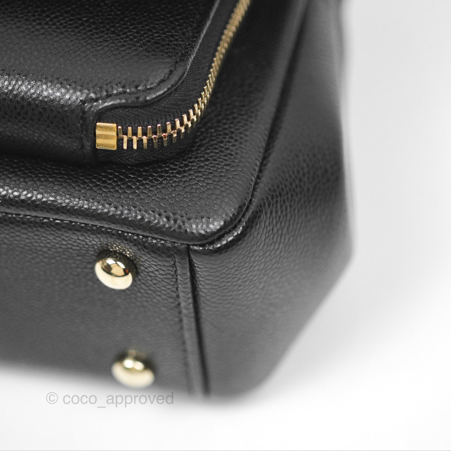 Chanel Quilted Small Business Affinity Flap Black Caviar Gold Hardware