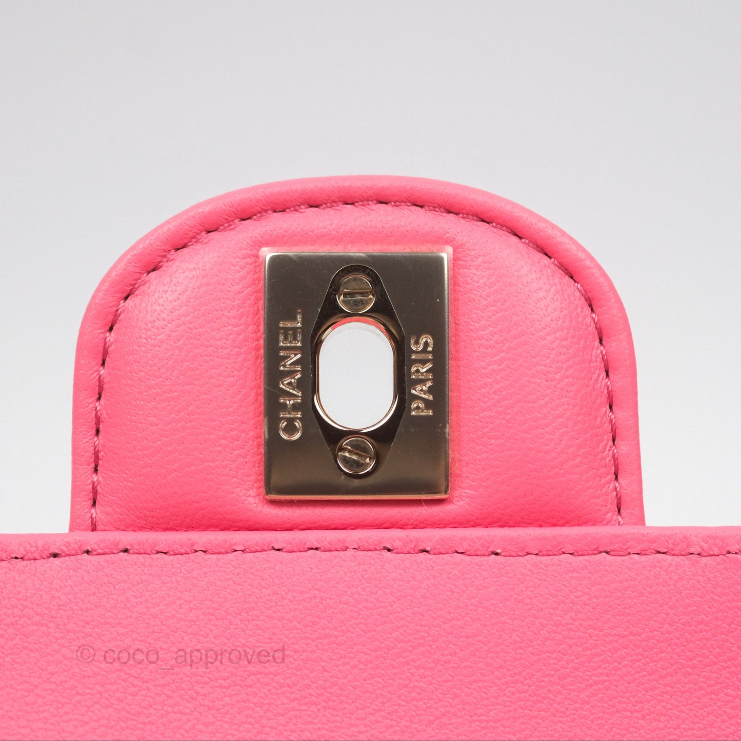 Chanel Large Heart Bag Pink Lambskin Gold Hardware 22S