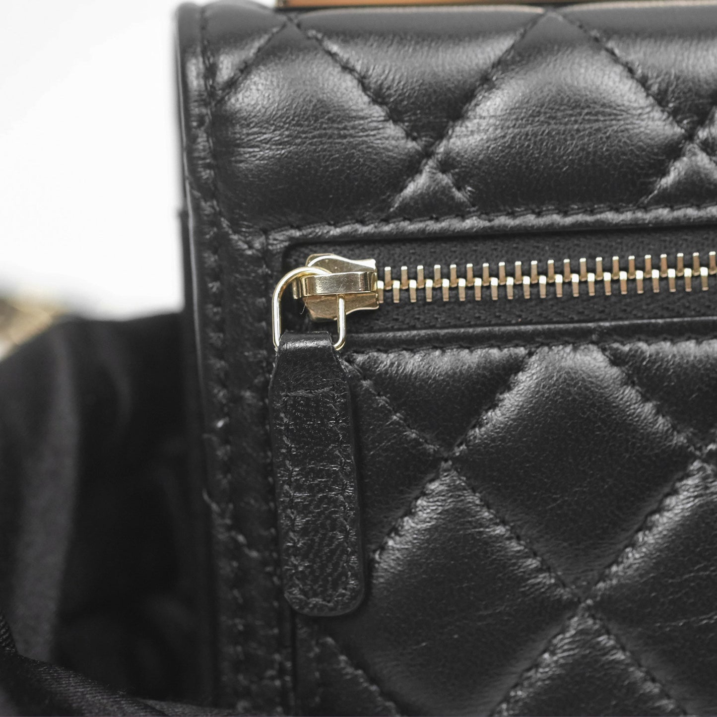 Chanel Mini Trendy WOC Black Lambskin Gold Hardware