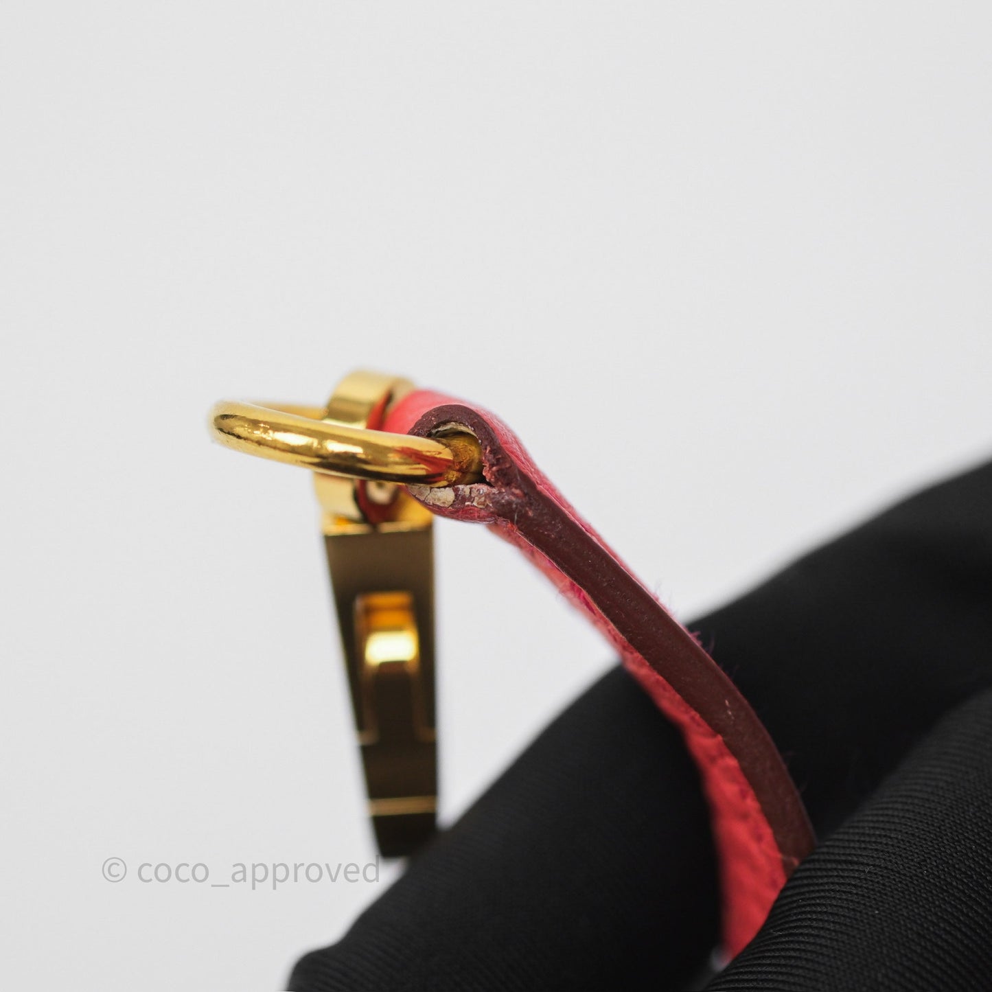 Hermès Kelly 28 Rose Jaipur Retourne Togo Gold Hardware