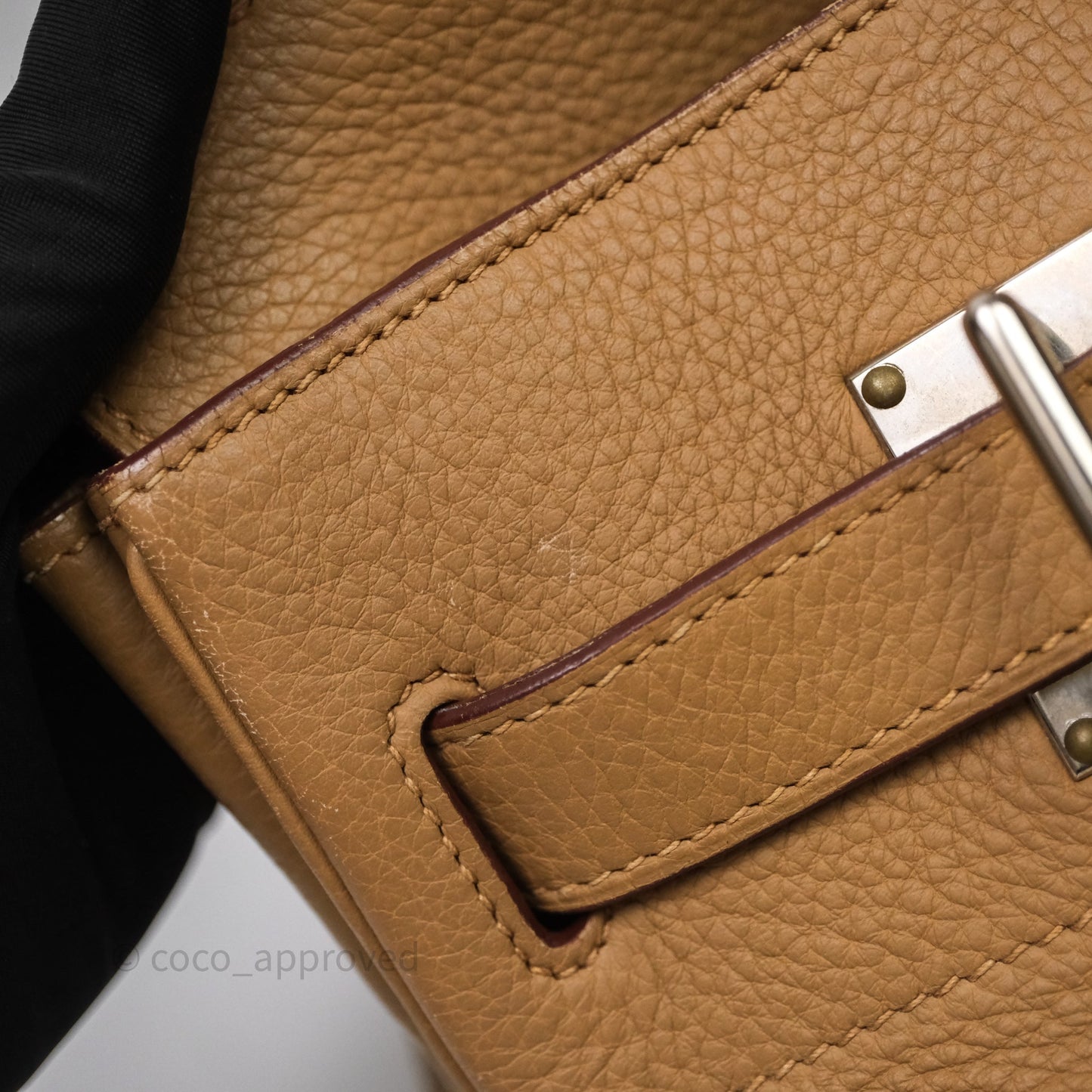 Hermès Birkin JPG Shoulder Bag 42 Tabac Camel 24 Palladium Hardware