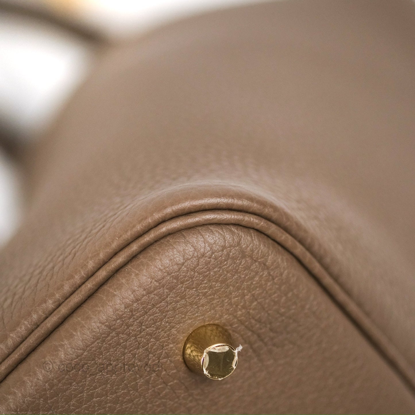 Hermès Picotin 22 Etoupe Clemence Gold Hardware