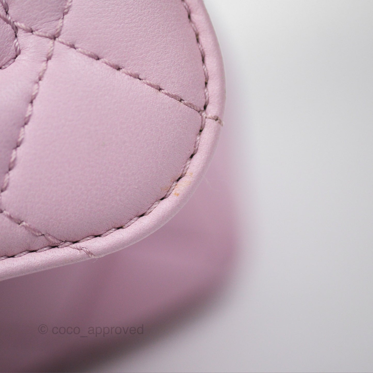 Chanel Quilted Flap Bag Pink Lambskin Aged Gold Hardware