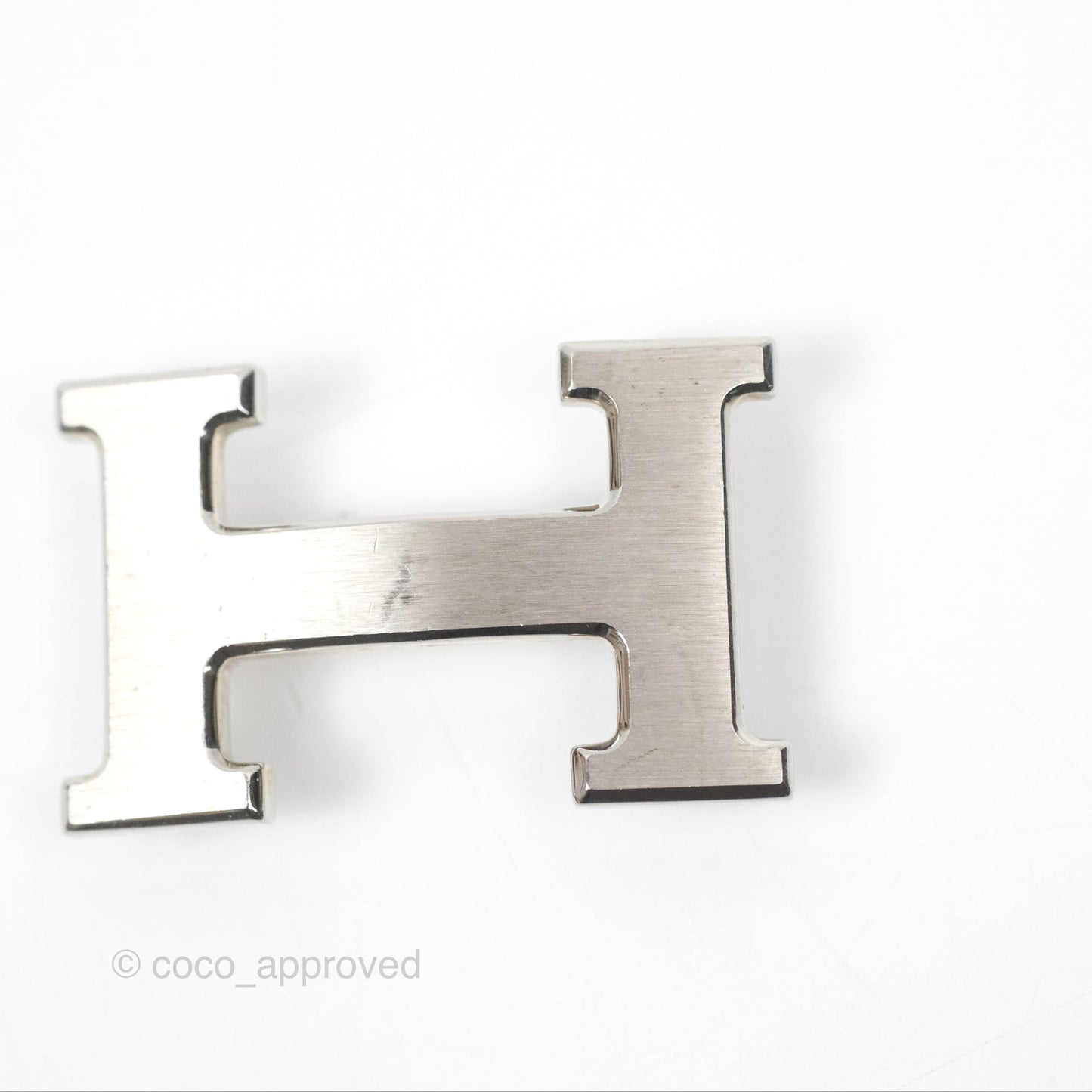 Hermès H Belt Buckle & Reversible Strap Black Palladium Hardware
