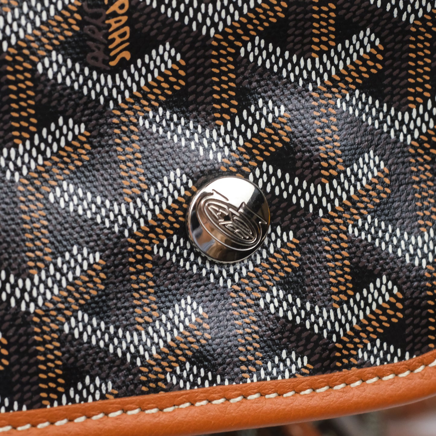 Goyard Saint Léger Backpack Black/ Tan