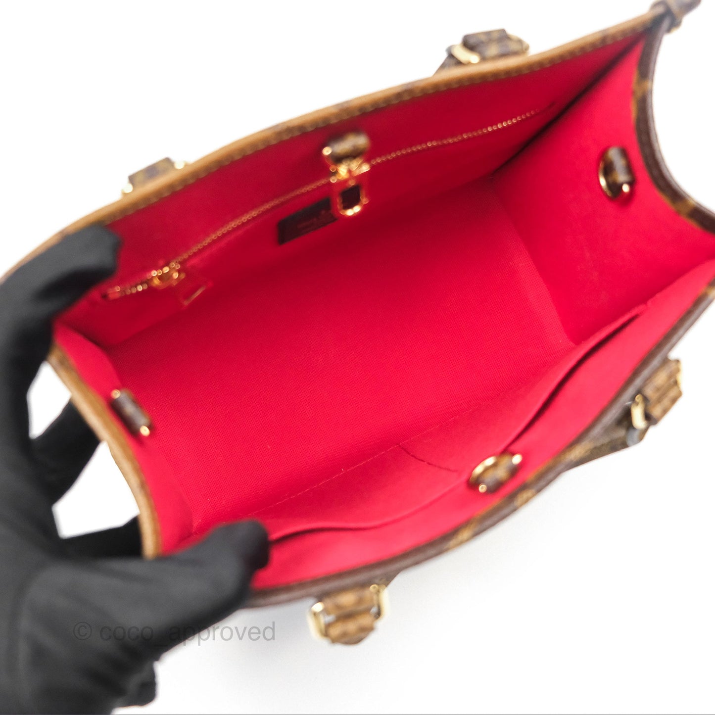 Louis Vuitton OnTheGo PM in Monogram Reverse Canvas