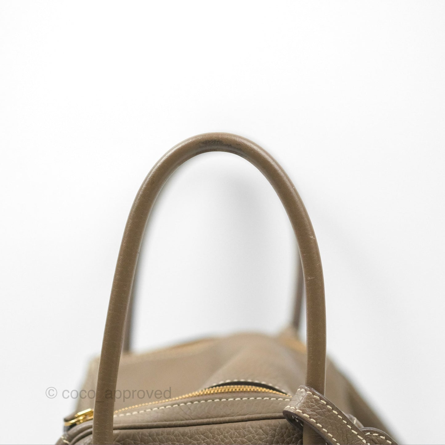 Hermès Lindy 26 Etoupe Clemence Gold Hardware