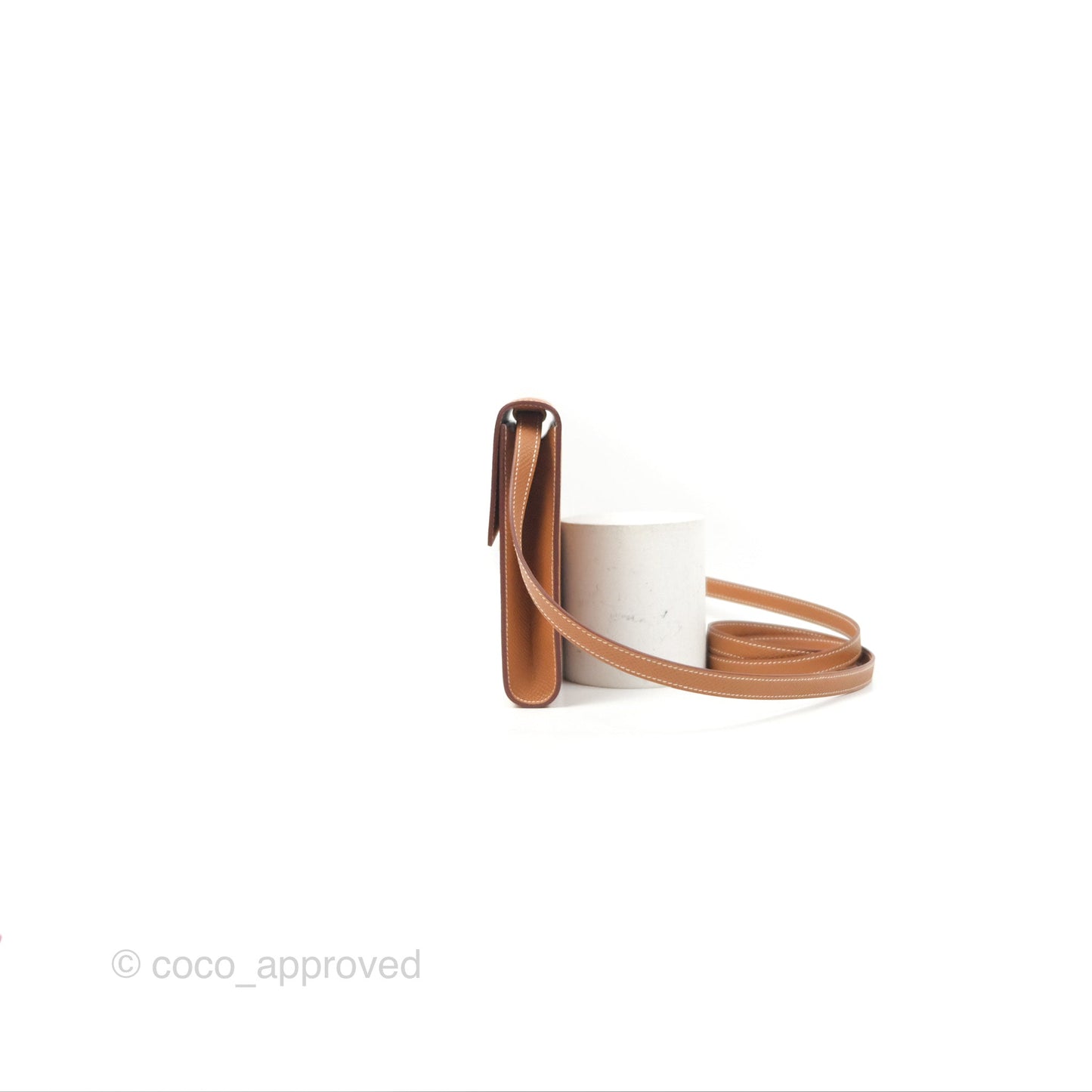 Hermès Clic 16 Wallet On Chain Gold Epsom Gold Hardware