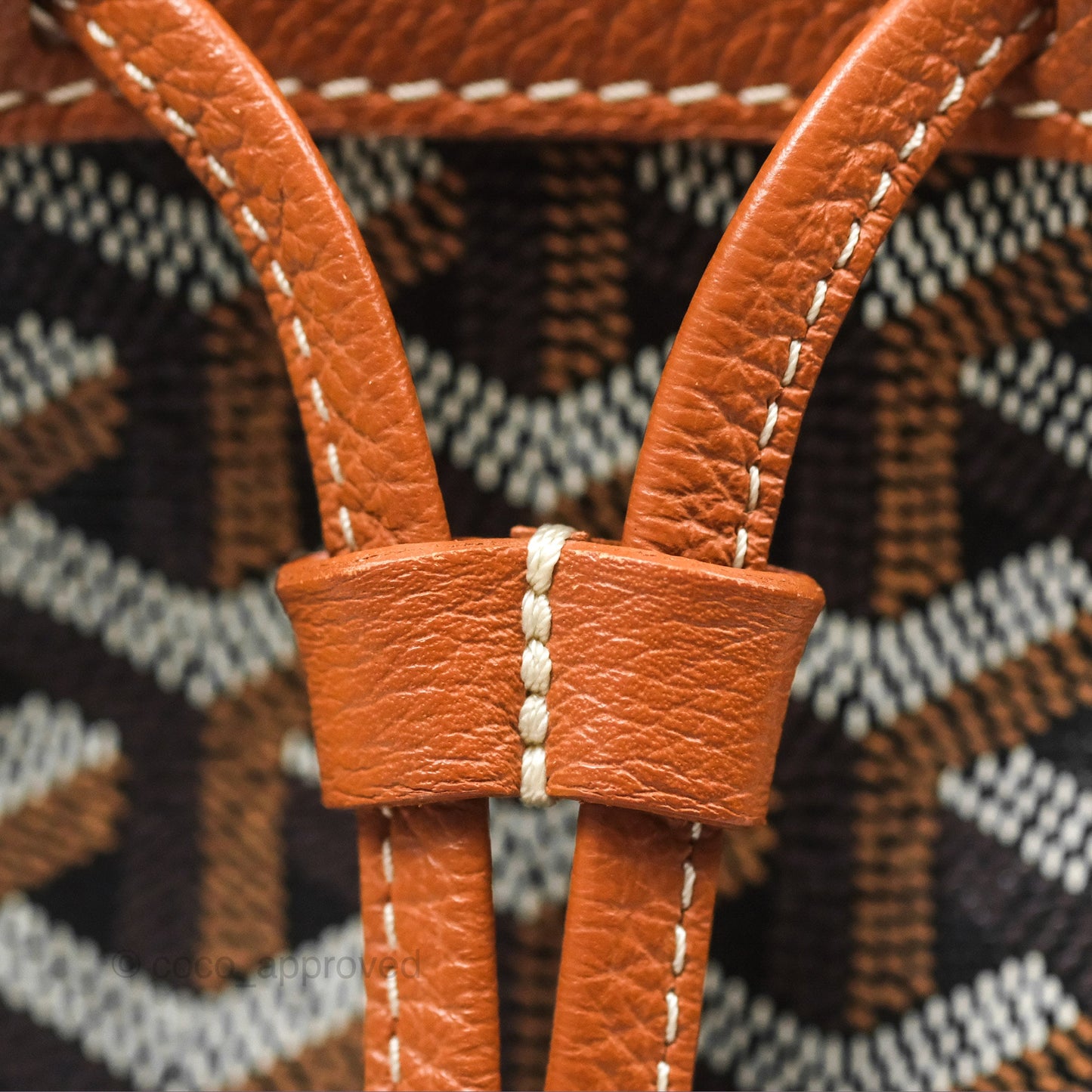 Goyard Petit Flot Bucket Bag Black & Tan Goyardine
