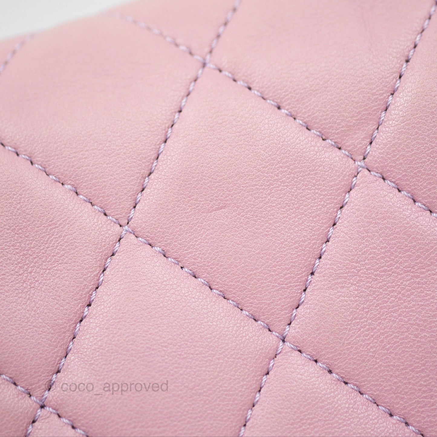 Chanel Medium Bicolor CC Chain Flap Pink/Black Lambskin Silver Hardware