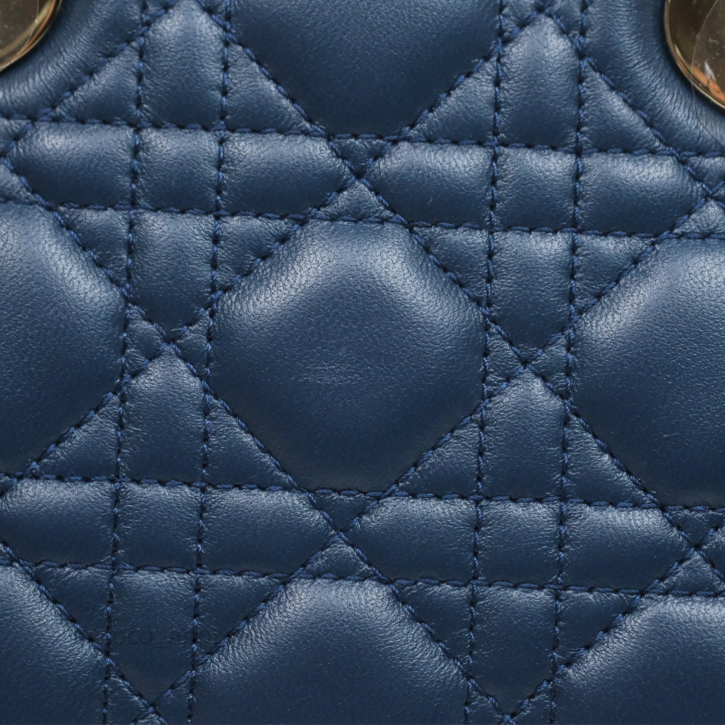 Christian Dior Medium Lady D-Joy Bag Deep Ocean Blue Cannage Lambskin