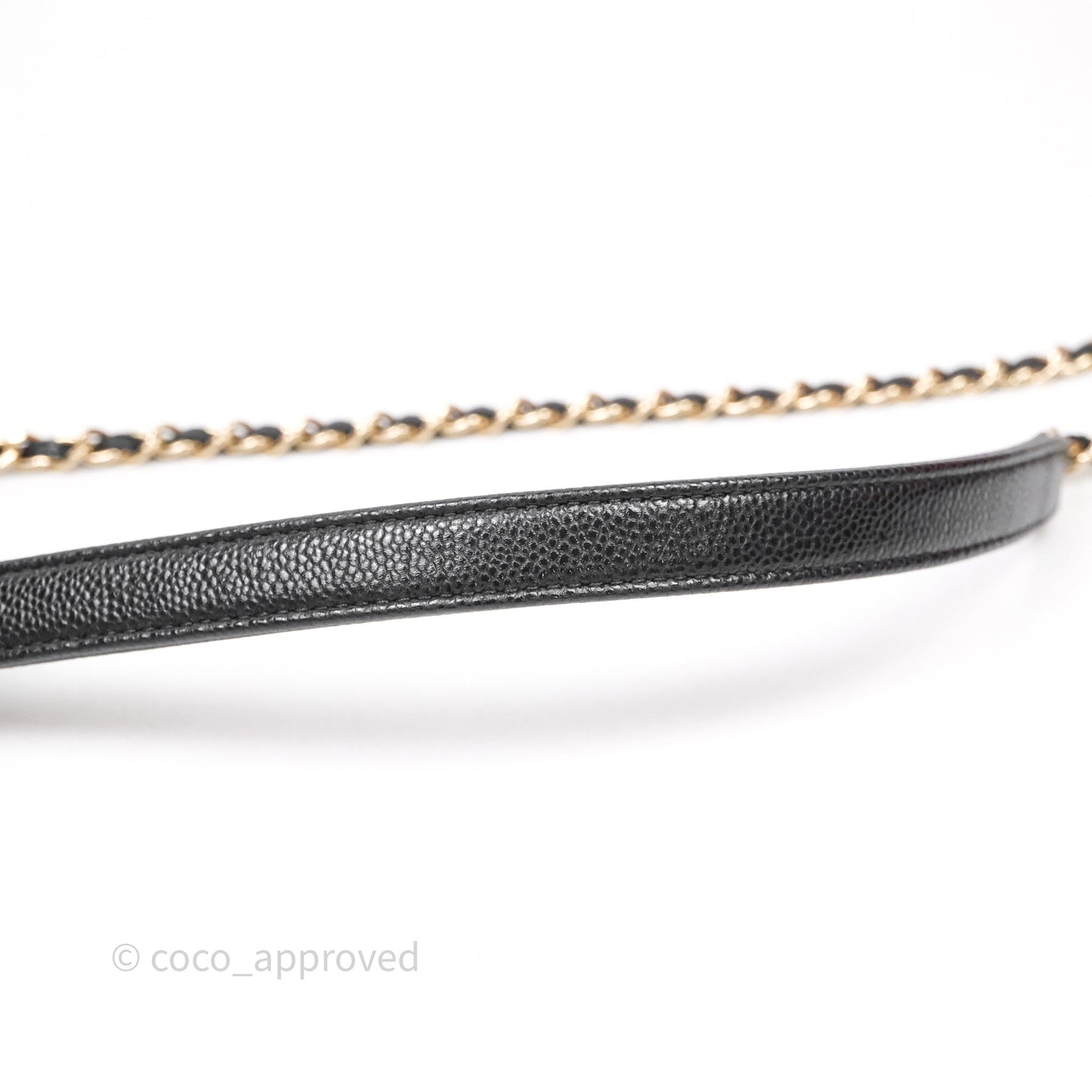 Chanel Business Affinity Drawstring Bucket Bag Black Caviar Gold Hardware