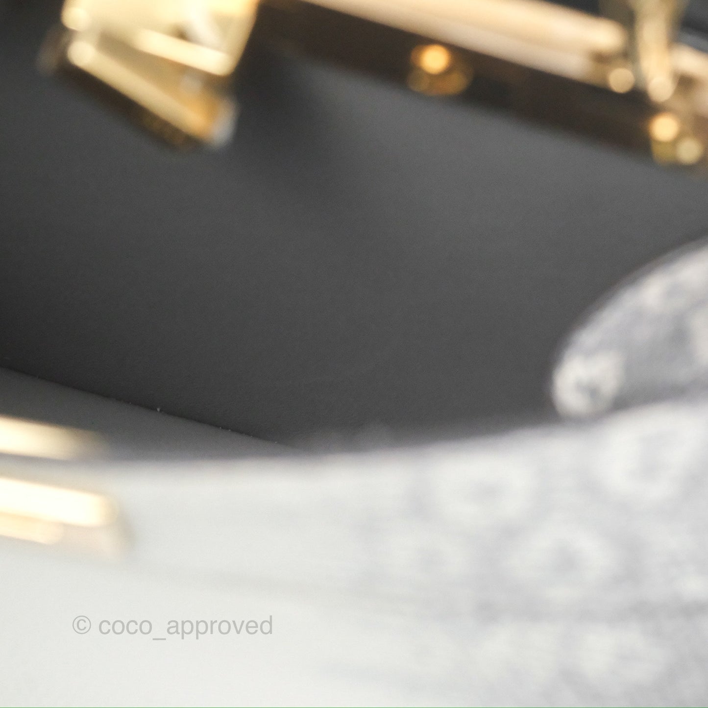 Fendi Peekaboo ISeeU Petite White lizard Leather Bag