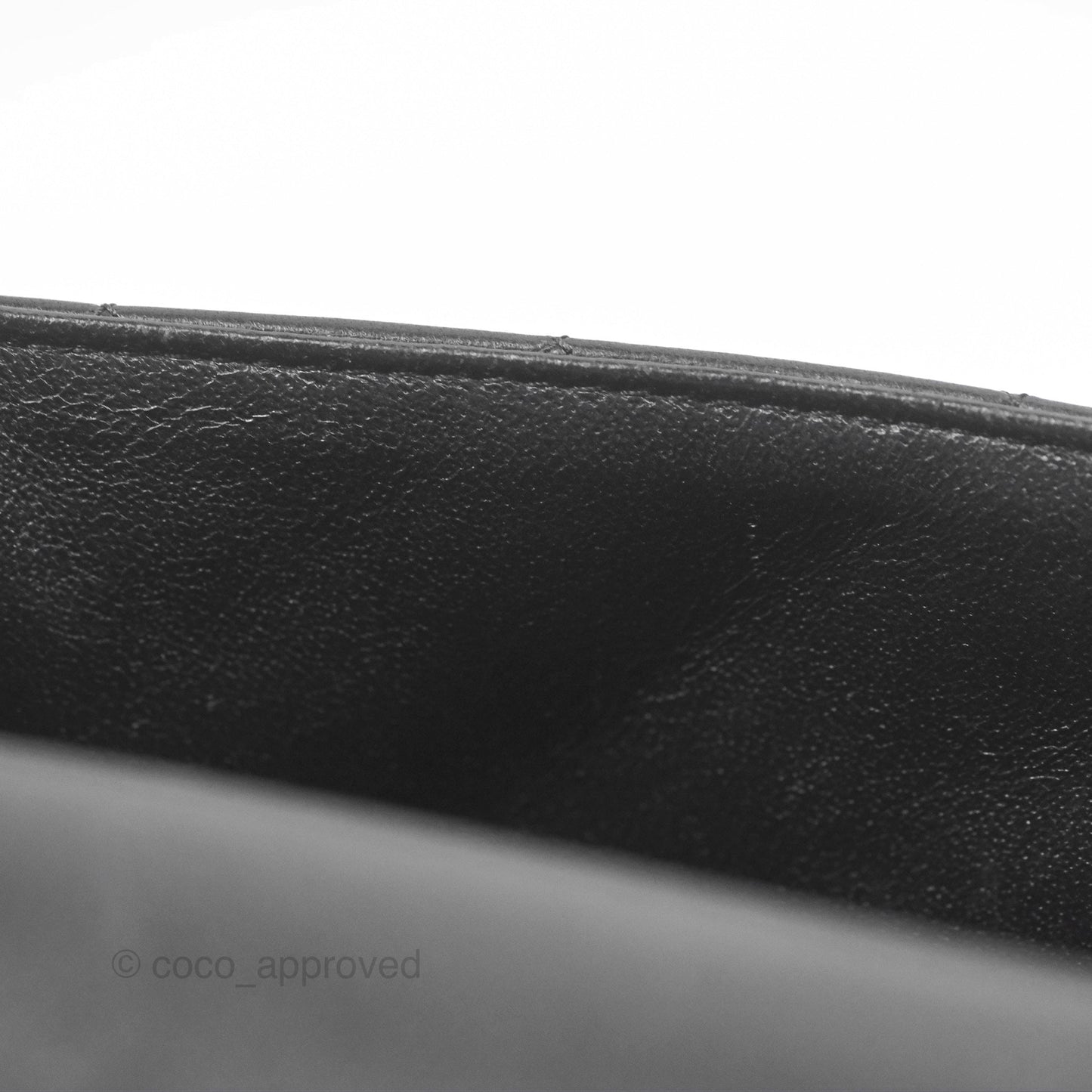 Chanel Quilted Mini Rectangular Flap Black Lambskin Gold Hardware