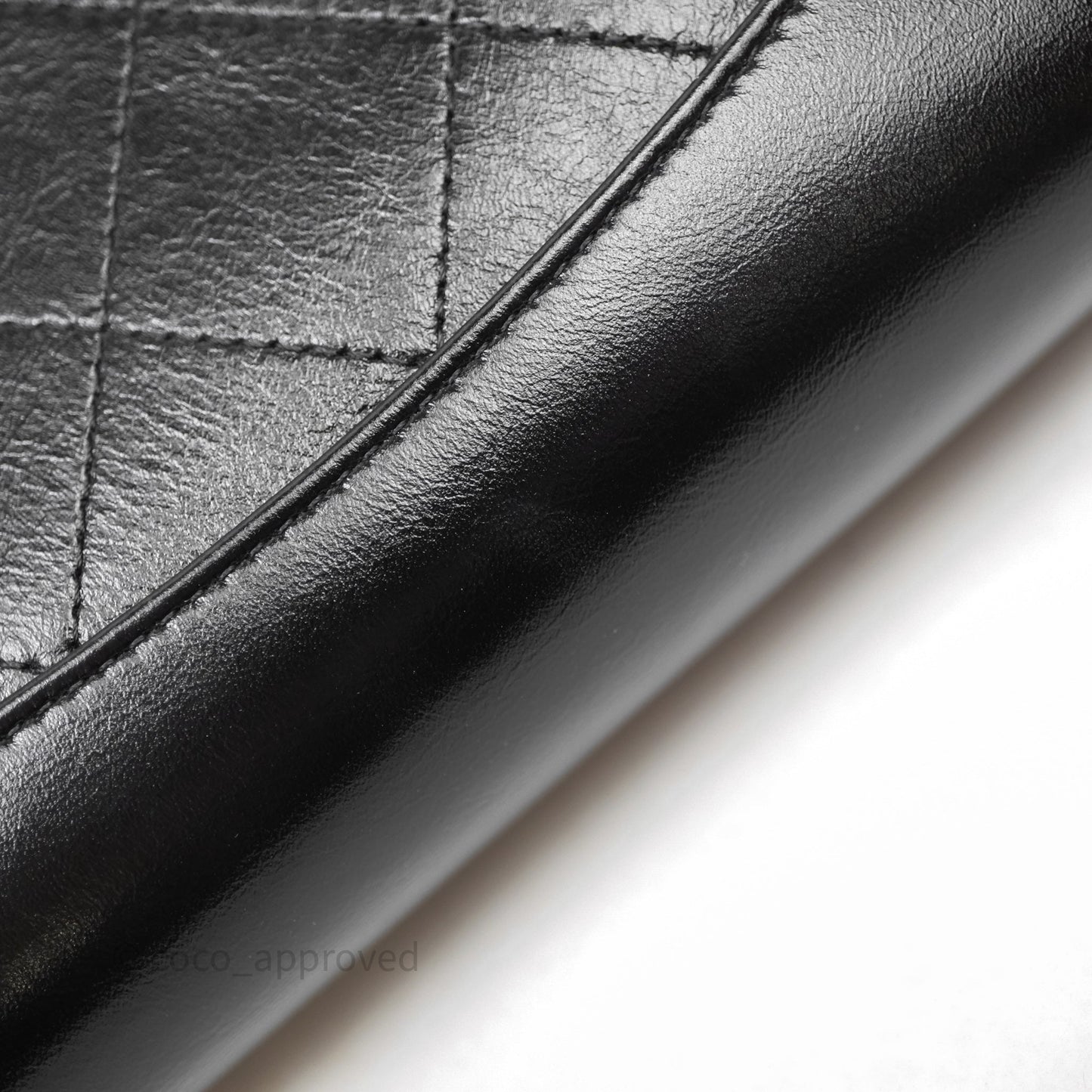 Chanel Nano 31 Black Shiny Calfskin Gold Hardware