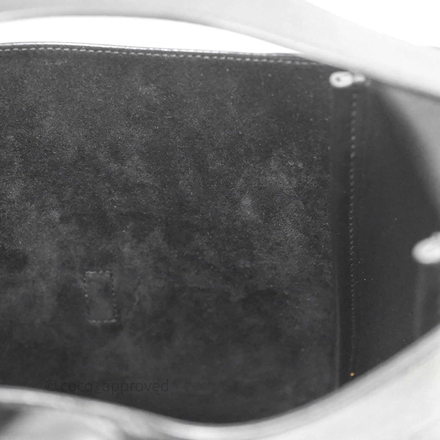 Saint Laurent LE 5 à 7 Supple Small Black Grained Leather Gold Hardware