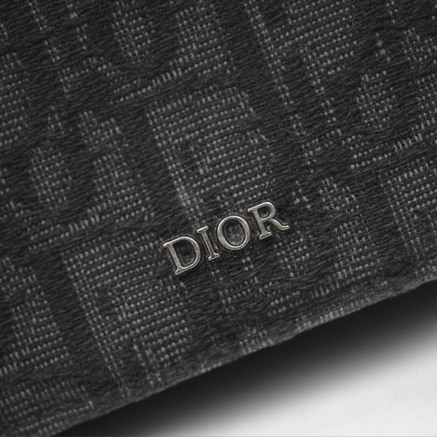 Christian Dior Business Card Holder Black Dior Oblique Jacquard