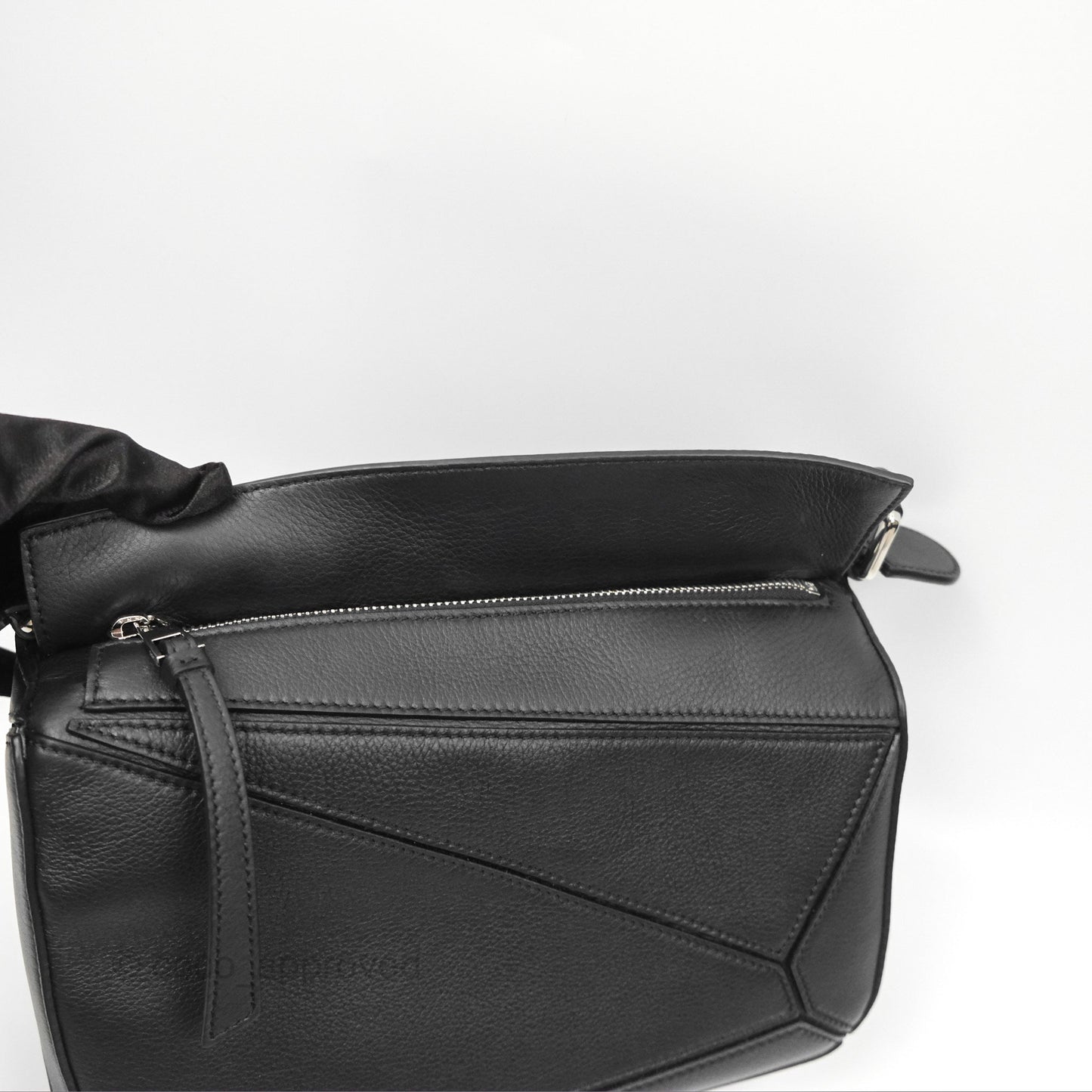 Loewe Small Puzzle Bag Black Calfskin