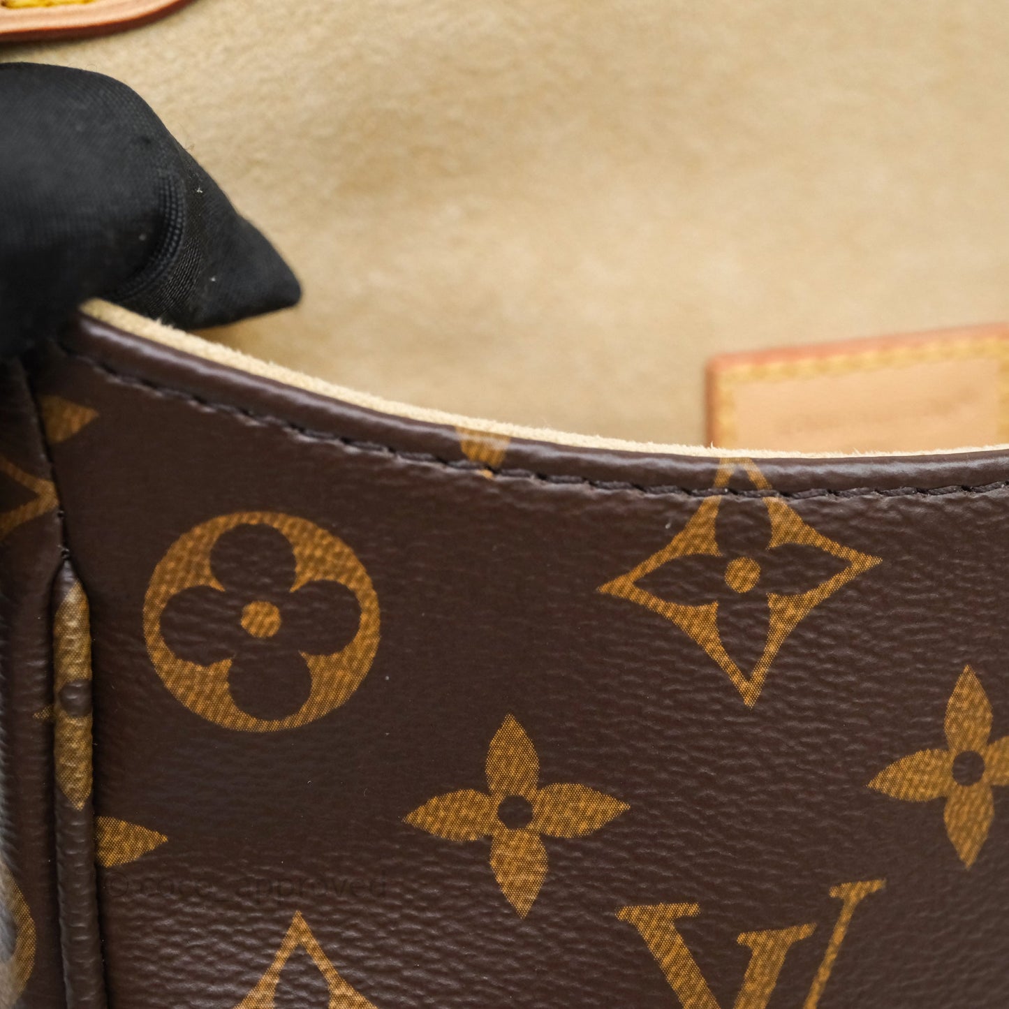 Louis Vuitton Saumur BB Monogram Bag Gold Hardware