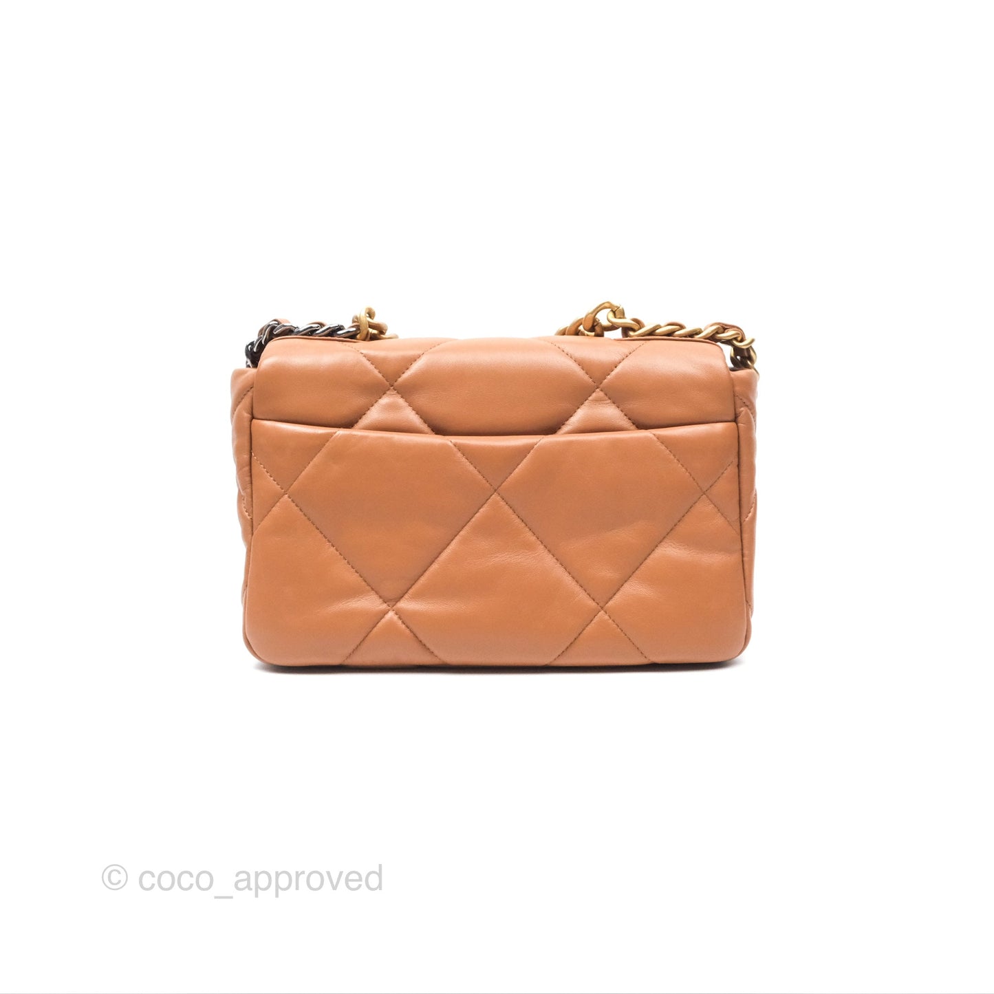 Chanel 19 Small Caramel Brown Mixed Hardware 21A