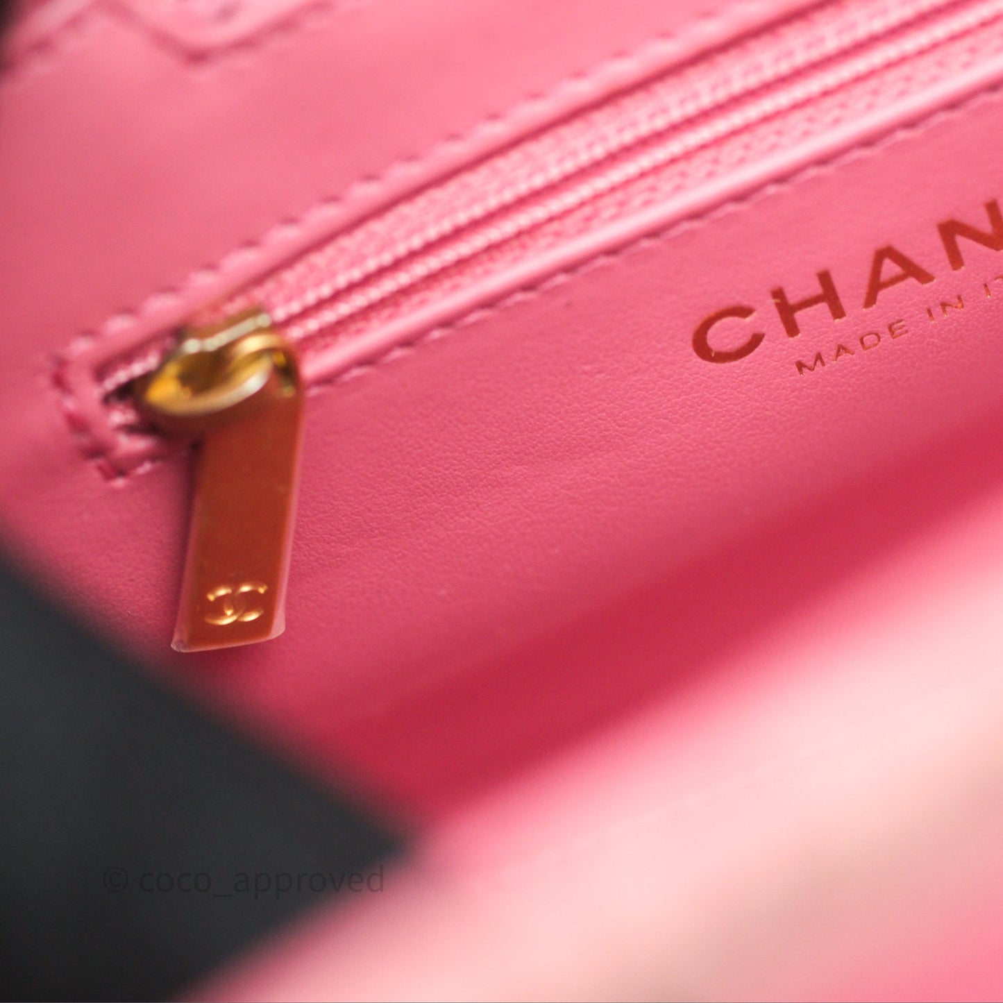 Chanel Kelly Bag Pink Tweed Aged Gold Hardware