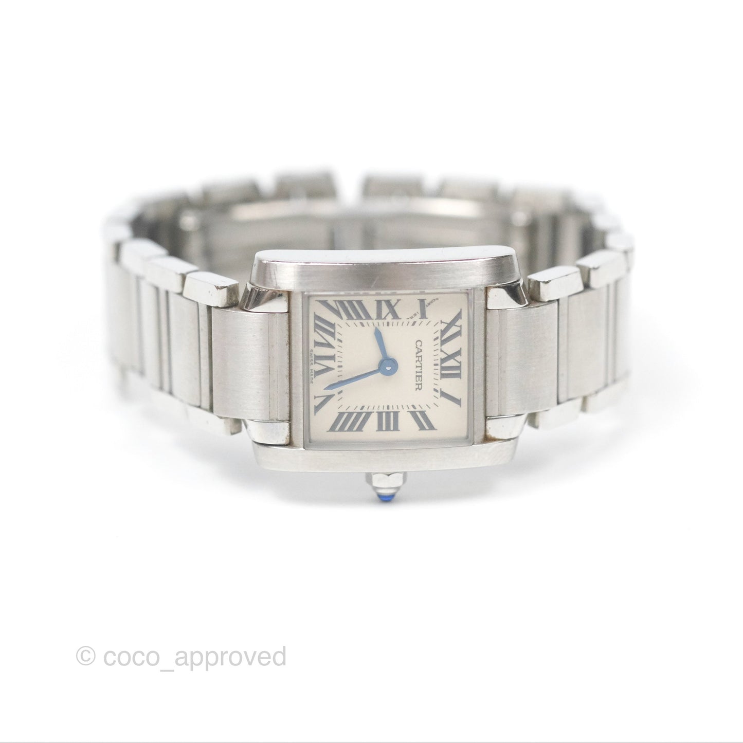 Cartier Steel Tank Francaise Watch Small Model