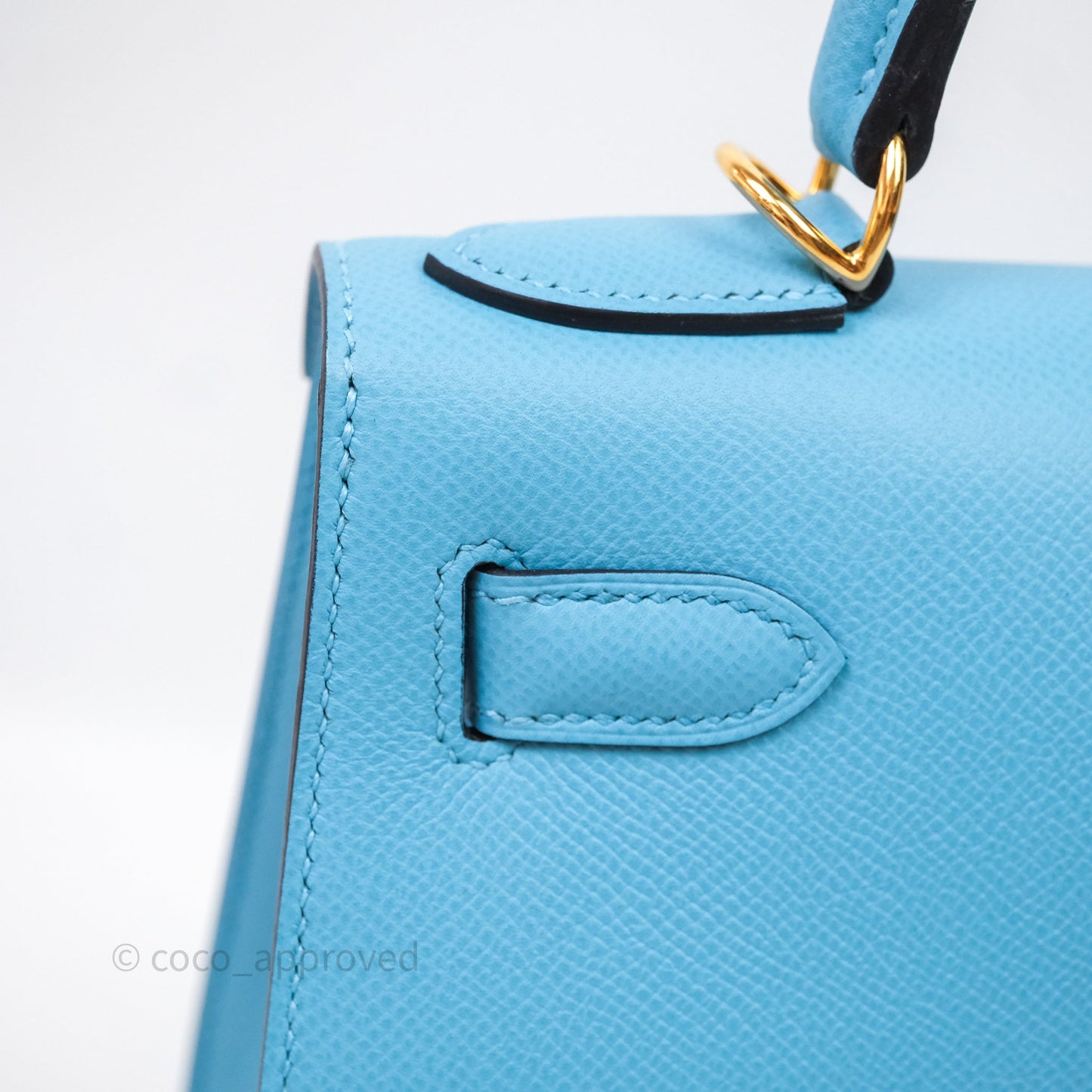 Hermès Kelly 28 Bleu du Nord P3 Epsom Gold Hardware