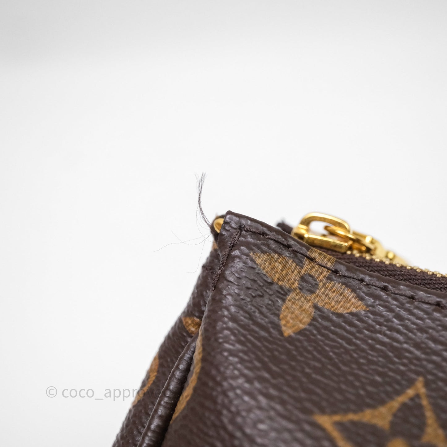 Louis Vuitton Multi Pochette Accessories Khaki Monogram Canvas