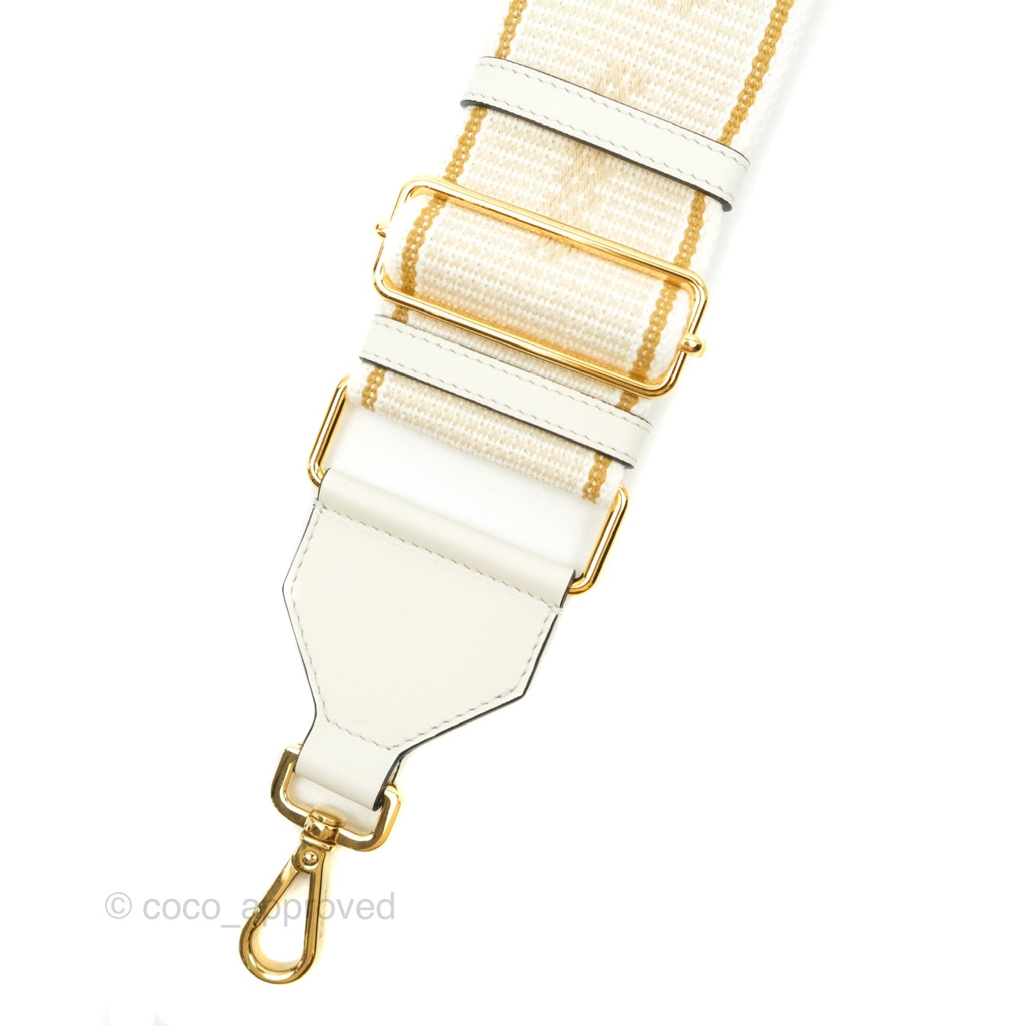 Fendi Strap You White Ribbon Shoulder Strap
