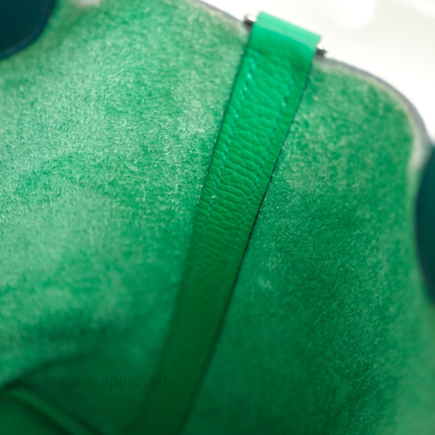 Hermès Picotin 18 Vert Jade 16 Clemence Palladium Hardware
