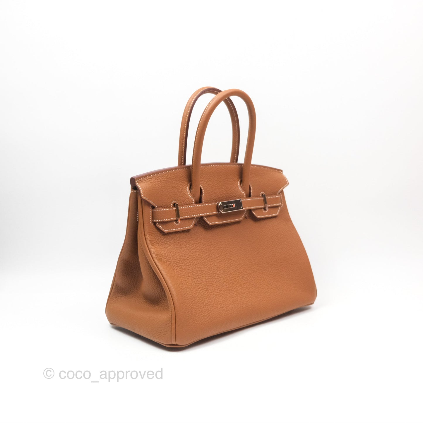 Hermès Birkin 30 Retourne Gold 37 Togo Palladium Hardware
