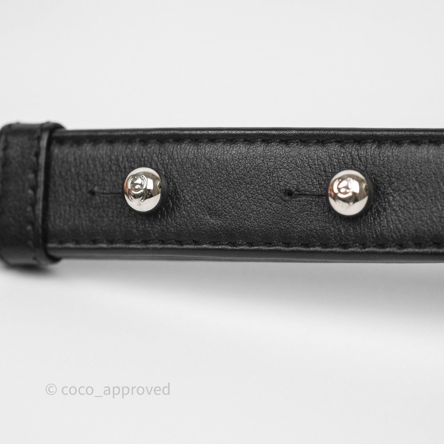 Chanel Small Boy Chevron Black Calfskin Silver Hardware