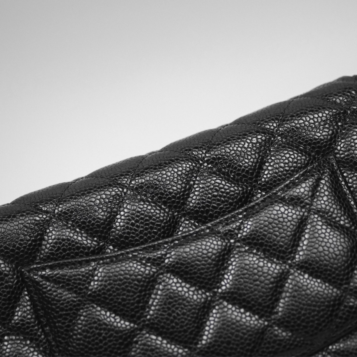 Chanel Classic Wallet On Chain WOC Quilted Black Caviar Gold Hardware