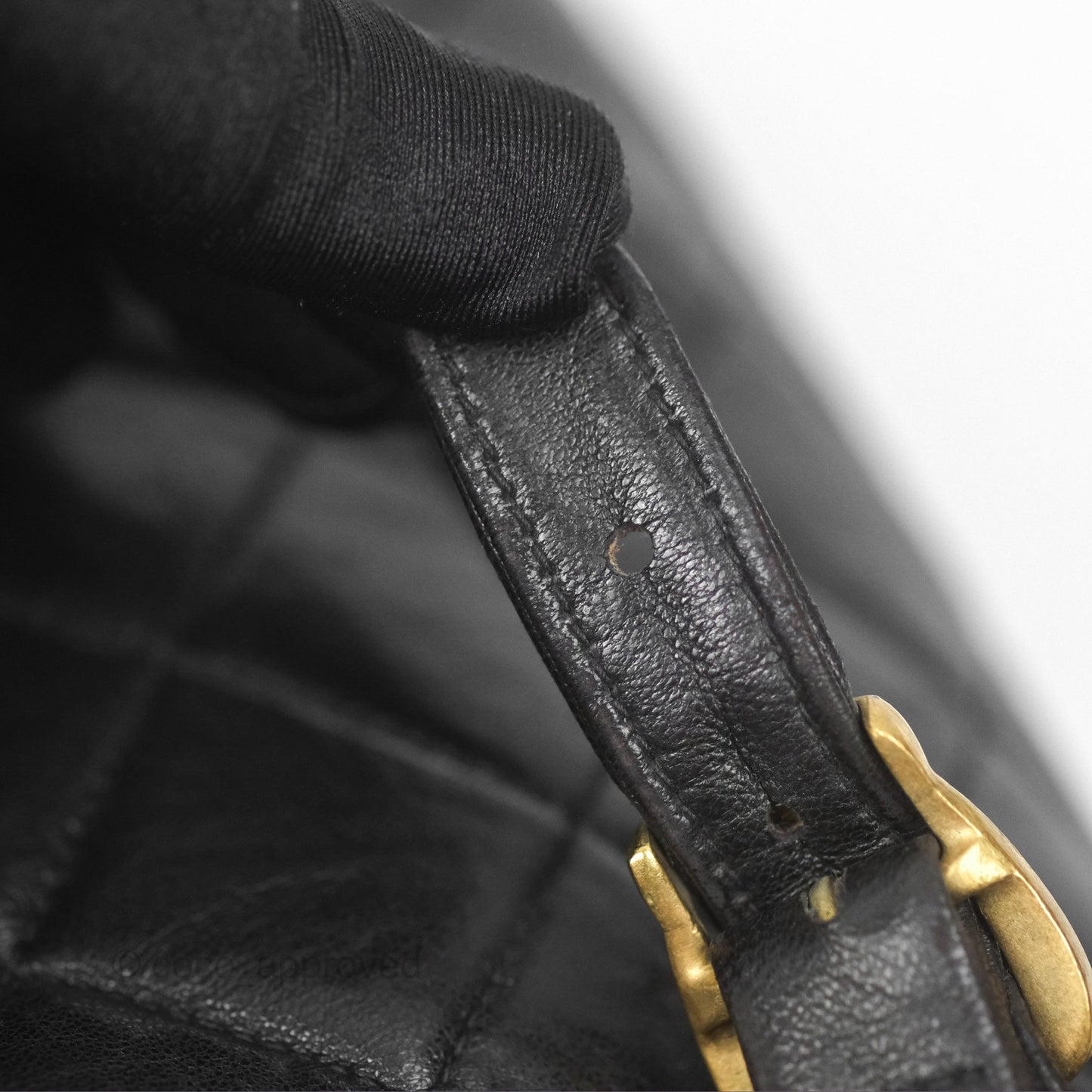 Chanel Vintage CC Duma Backpack Black Lambskin 24K Gold Hardware