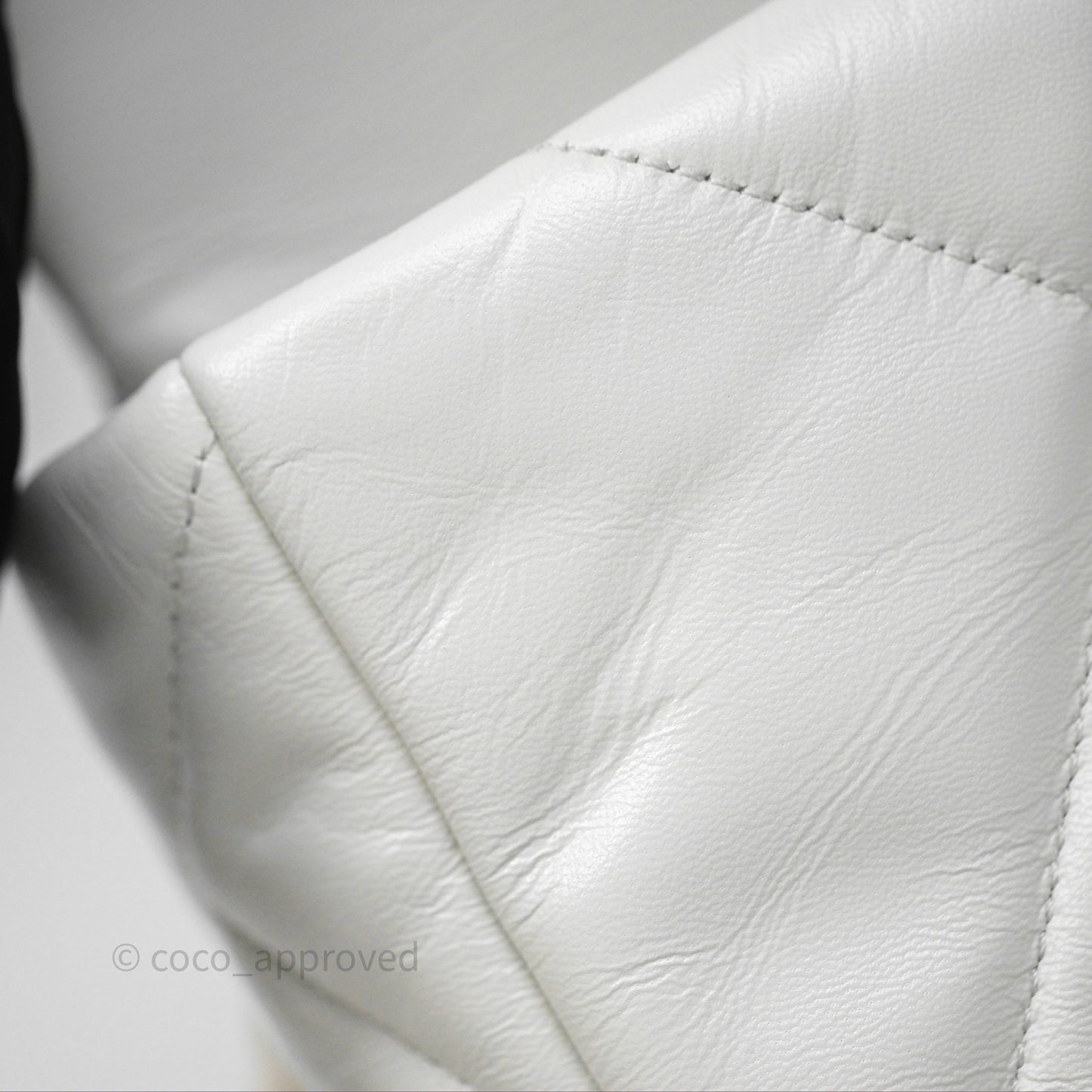Chanel 19 Small White Mixed Hardware