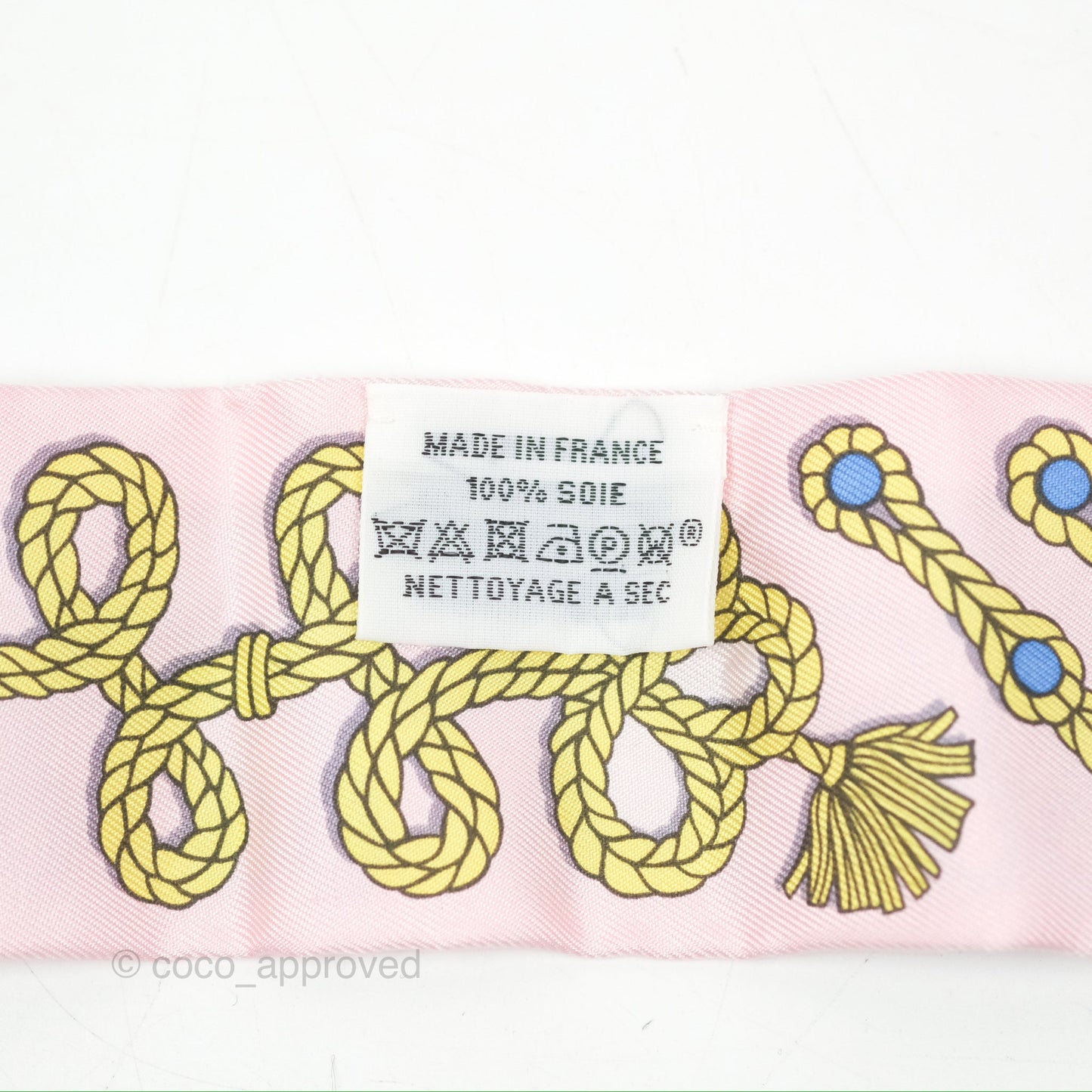 Hermès Galons et Brandebourgs Silk Twilly