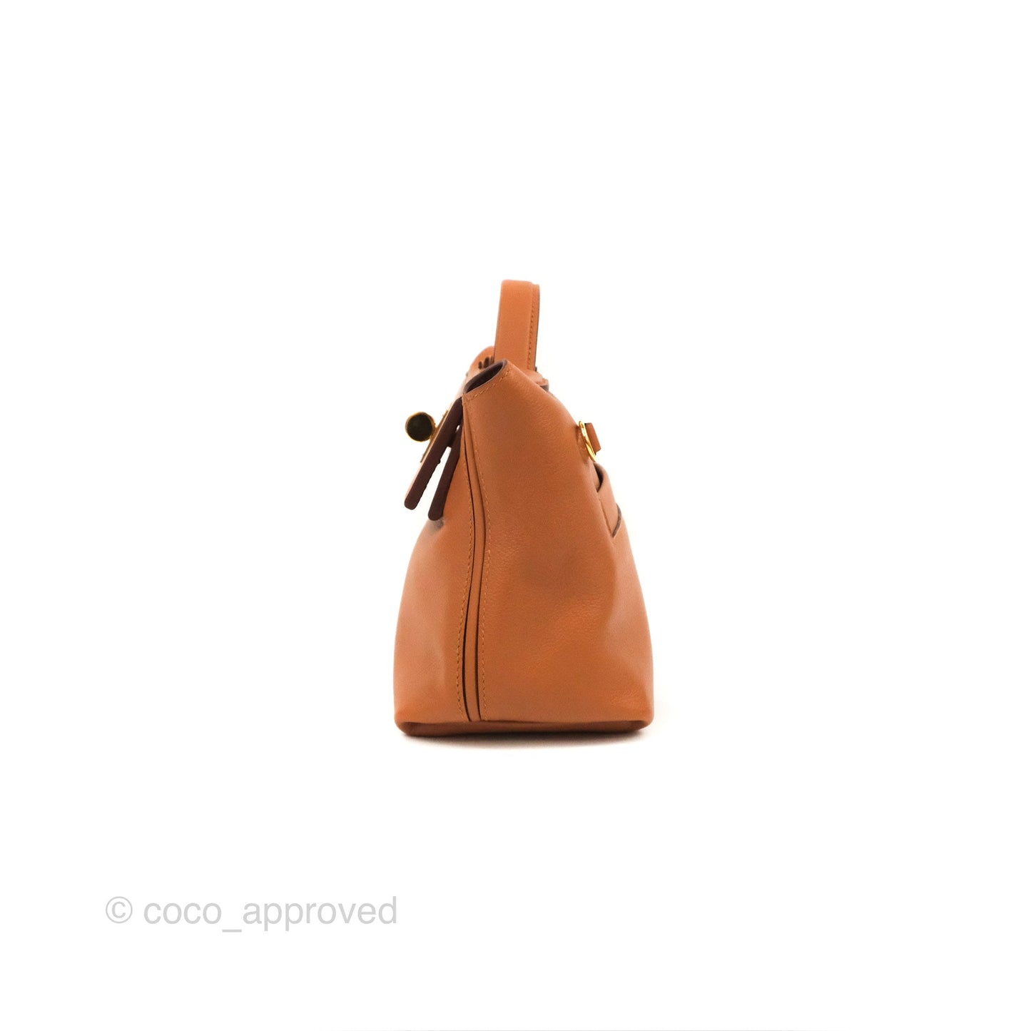 Hermès 24/24 21 Mini Gold Evercolor/Swift Gold Hardware