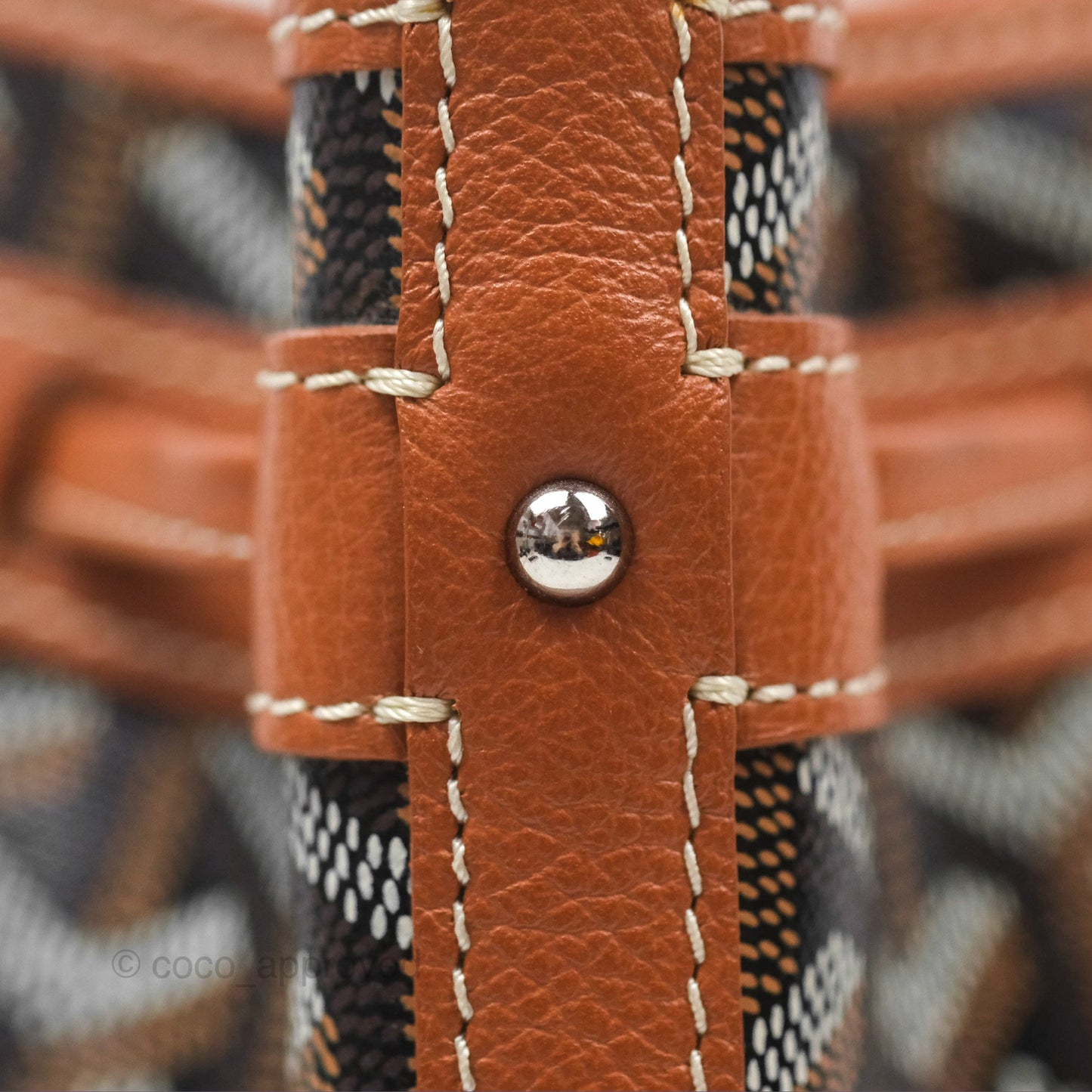 Goyard Petit Flot Bucket Bag Black & Tan Goyardine