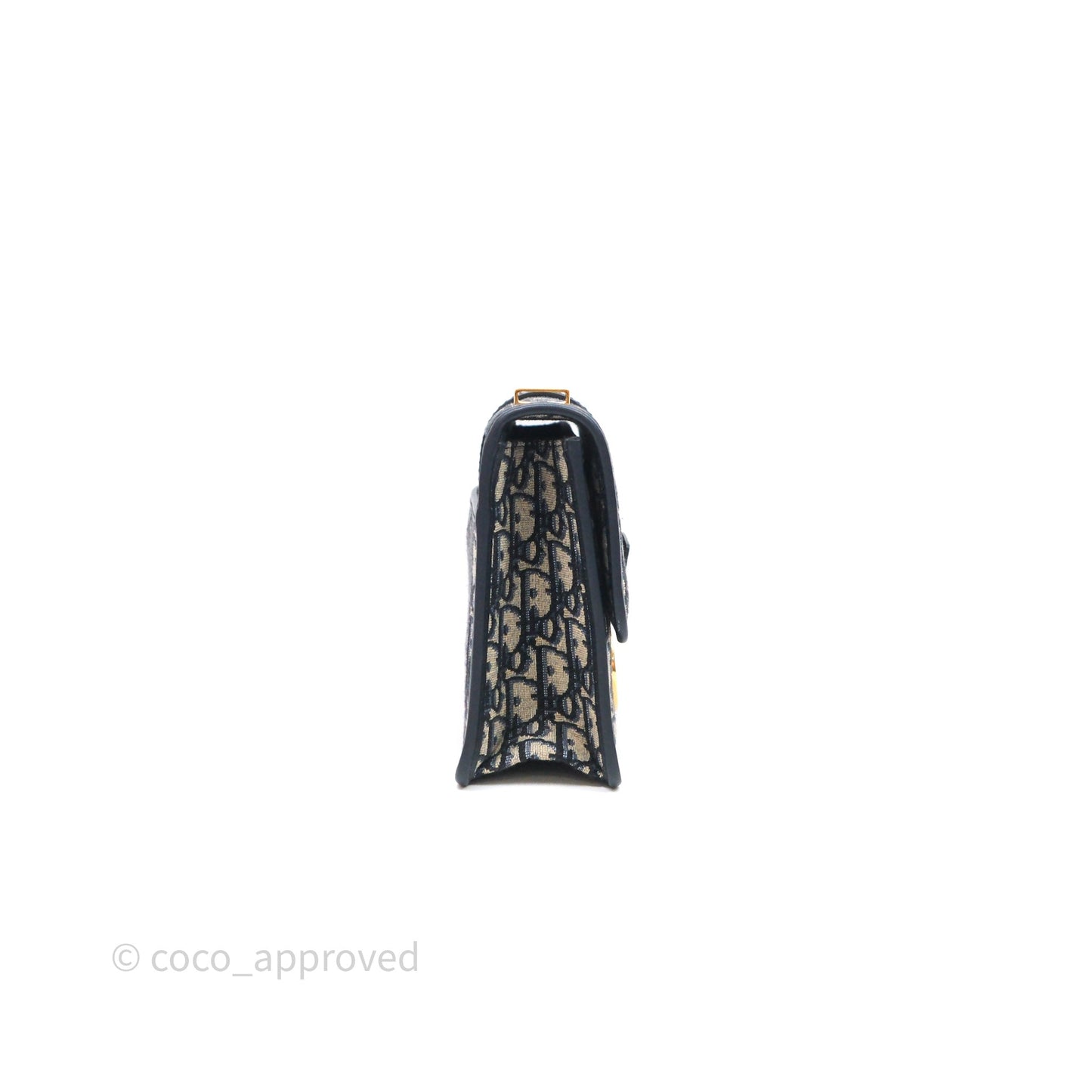 Christian Dior 30 Montaigne Bag Blue Dior Oblique Jacquard Dior