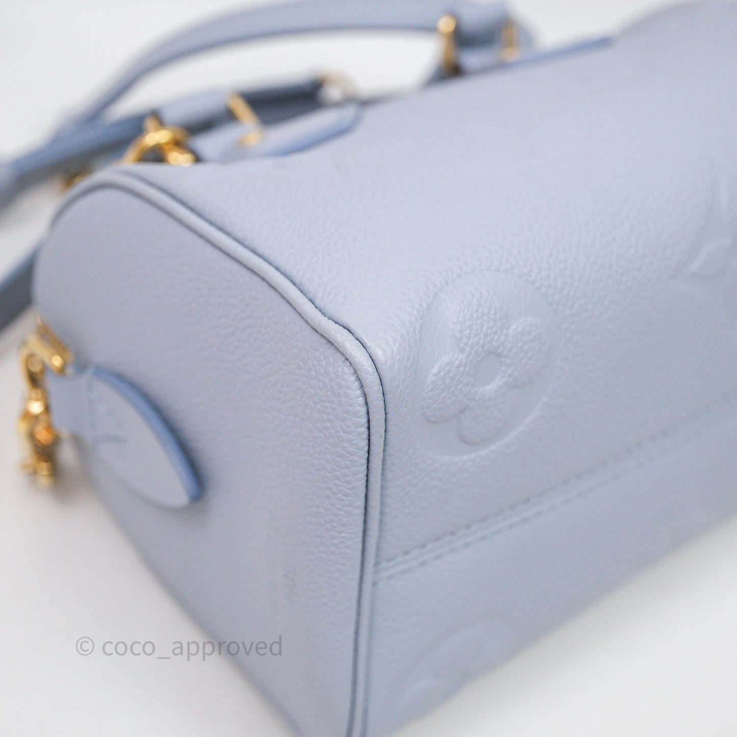 Louis Vuitton Speedy Bandoulière 20 Monogram Empreinte Lilac