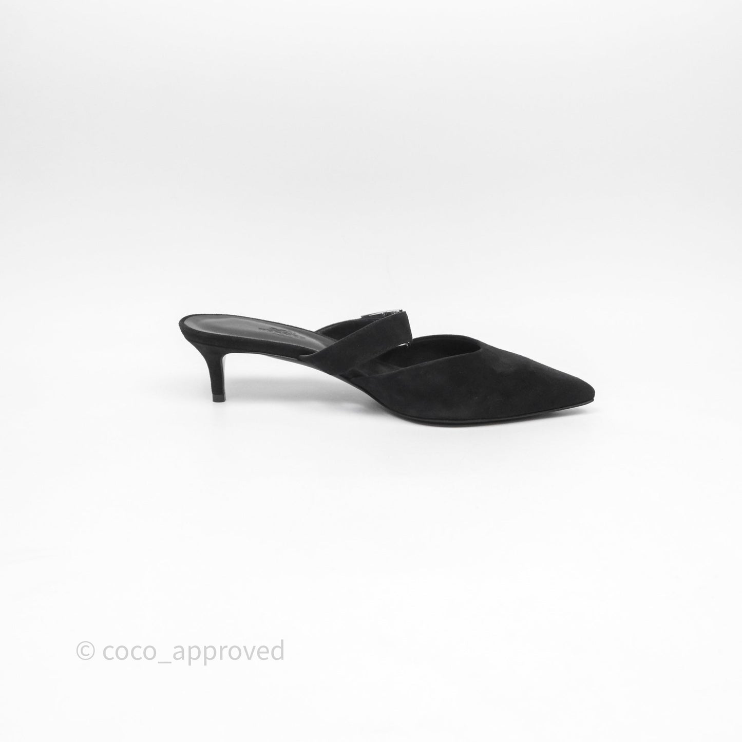 Hermès Suede Blink Black Size 37
