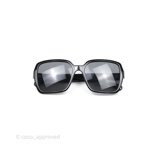 Chanel Logo Sunglasses Black