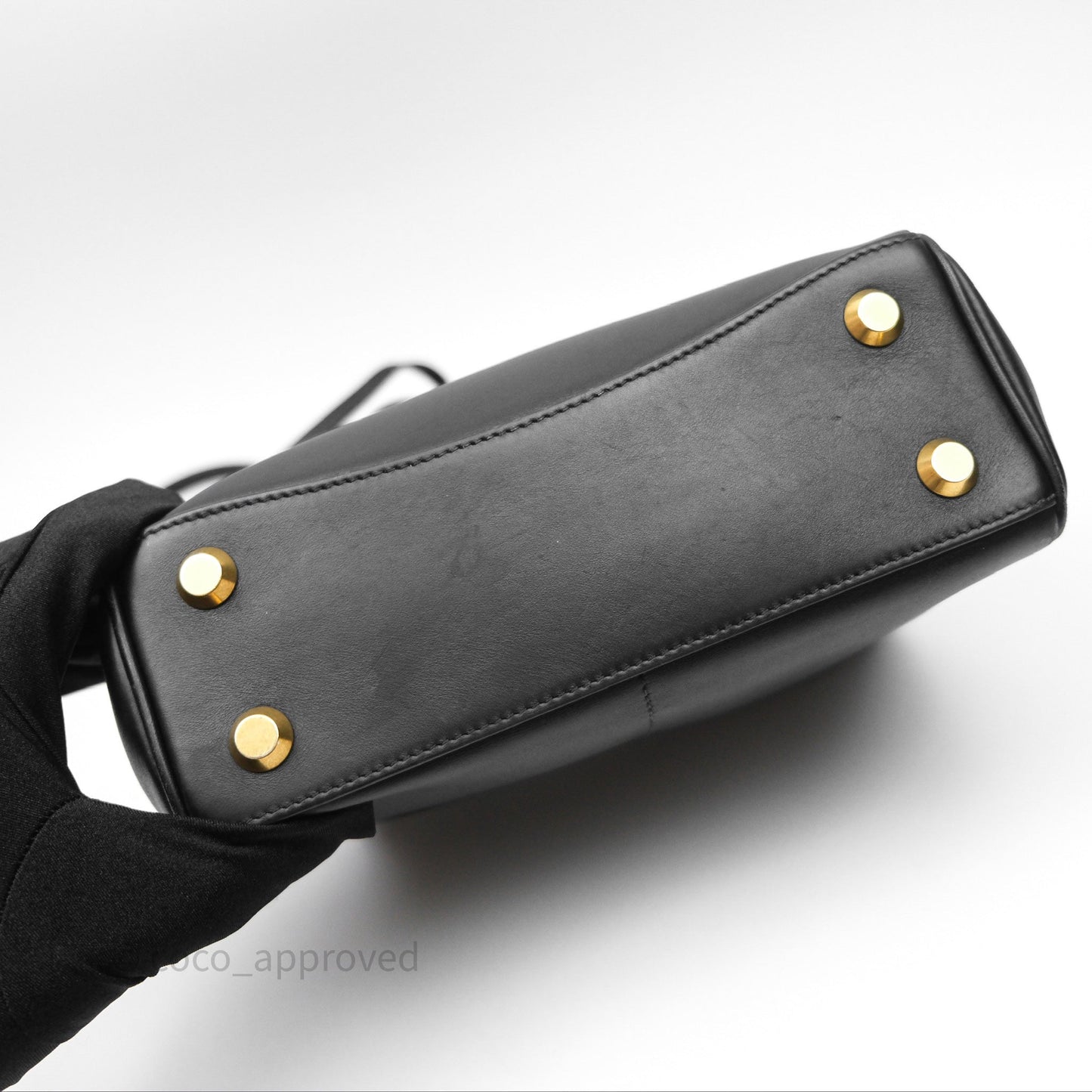 Balenciaga Rodeo Mini in Black Smooth Calfskin Gold Hardware