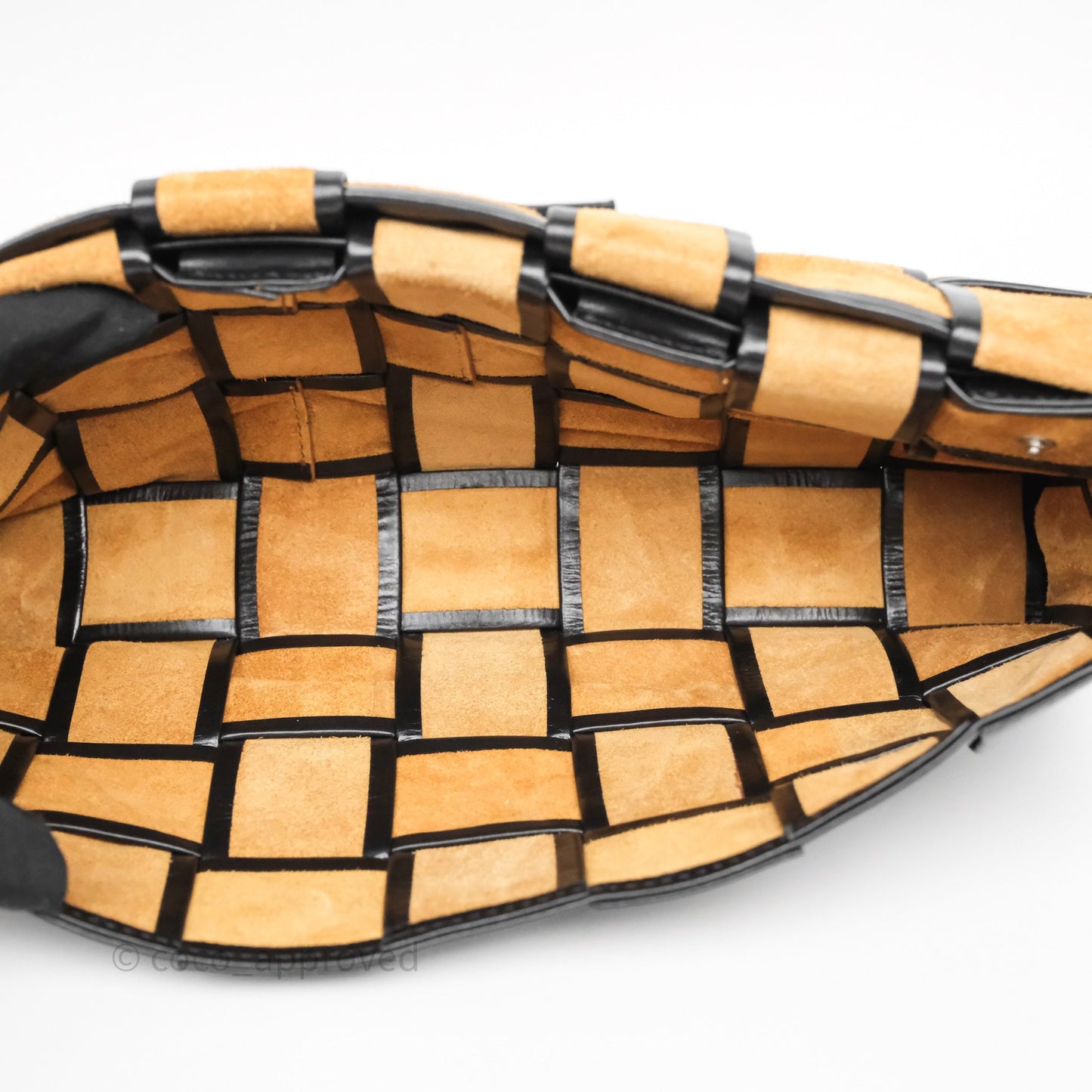 Bottega Veneta Cassette Stretch Belt Bag Maxi Black Intrecciato Leather