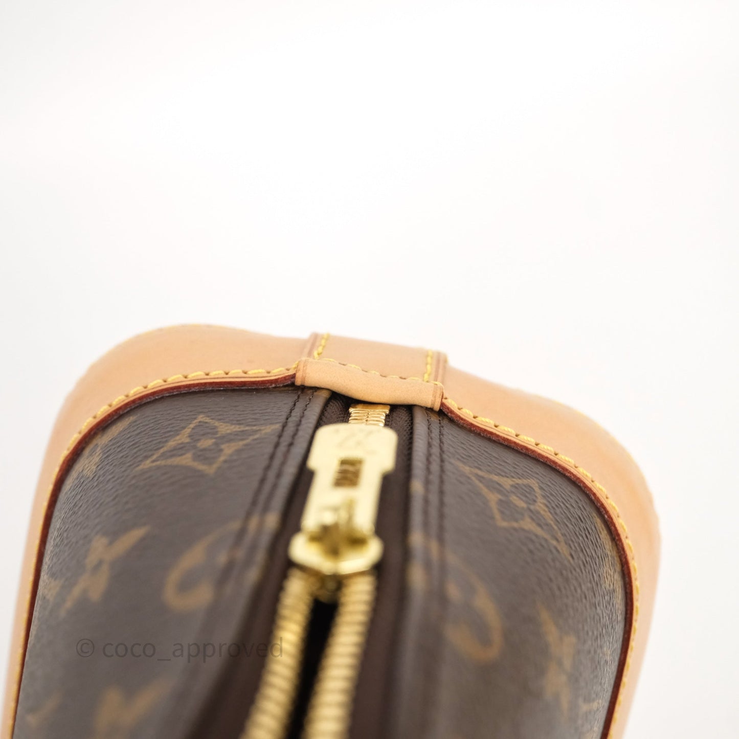 Louis Vuitton Monogram Alma BB Bag Gold Hardware
