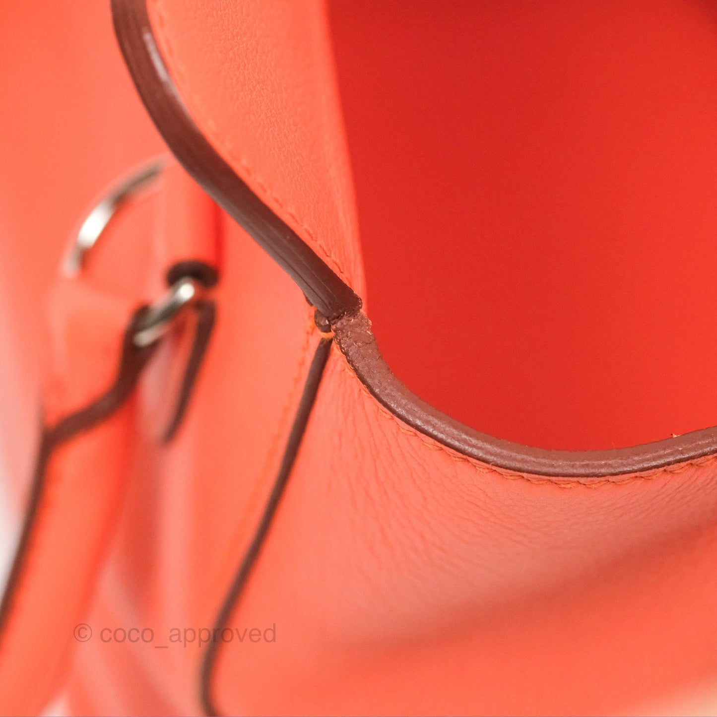 Hermès ToolBox 20 Mangue Evercolor Palladium Hardware