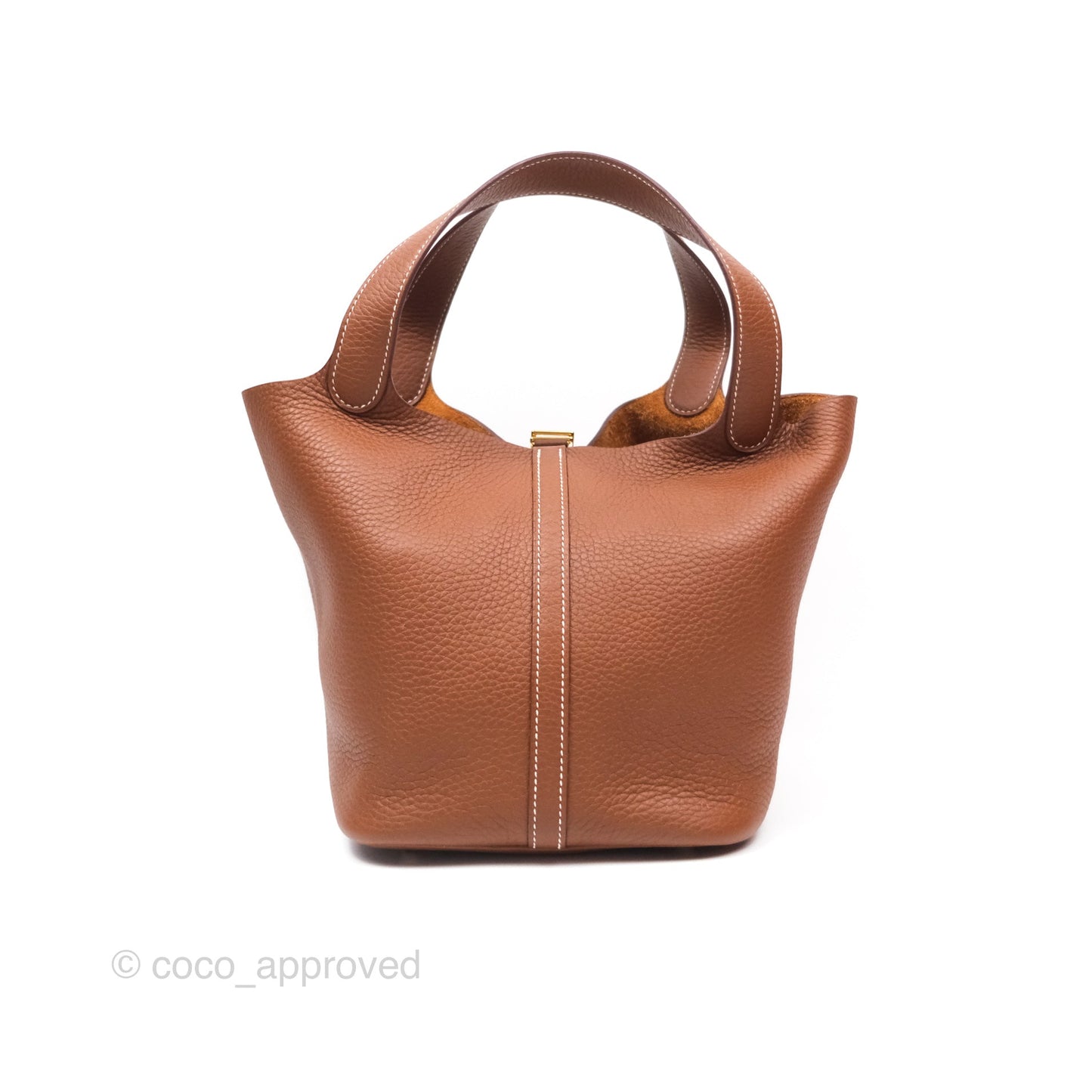 Hermès Picotin Lock 22 Gold 37 Clemence Gold Hardware