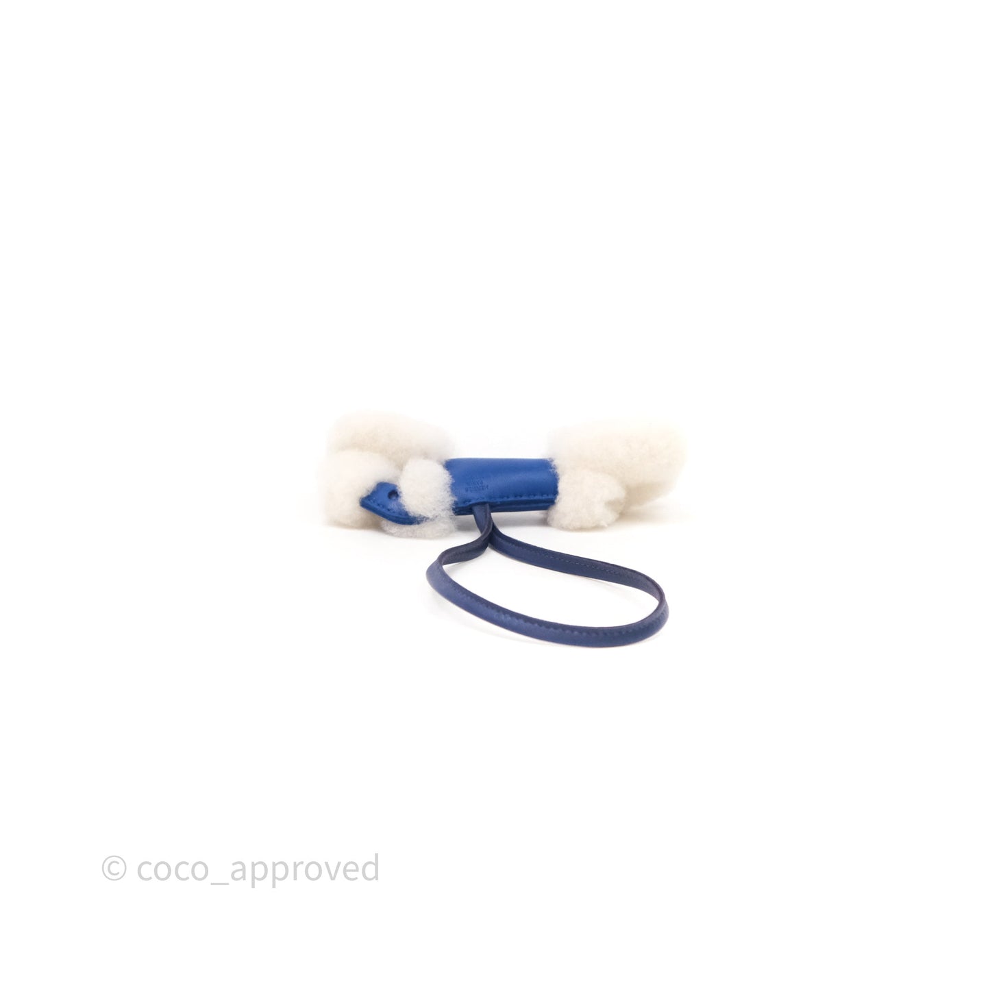 Hermès Fox Terrier Budy Charm Bleu Saphir