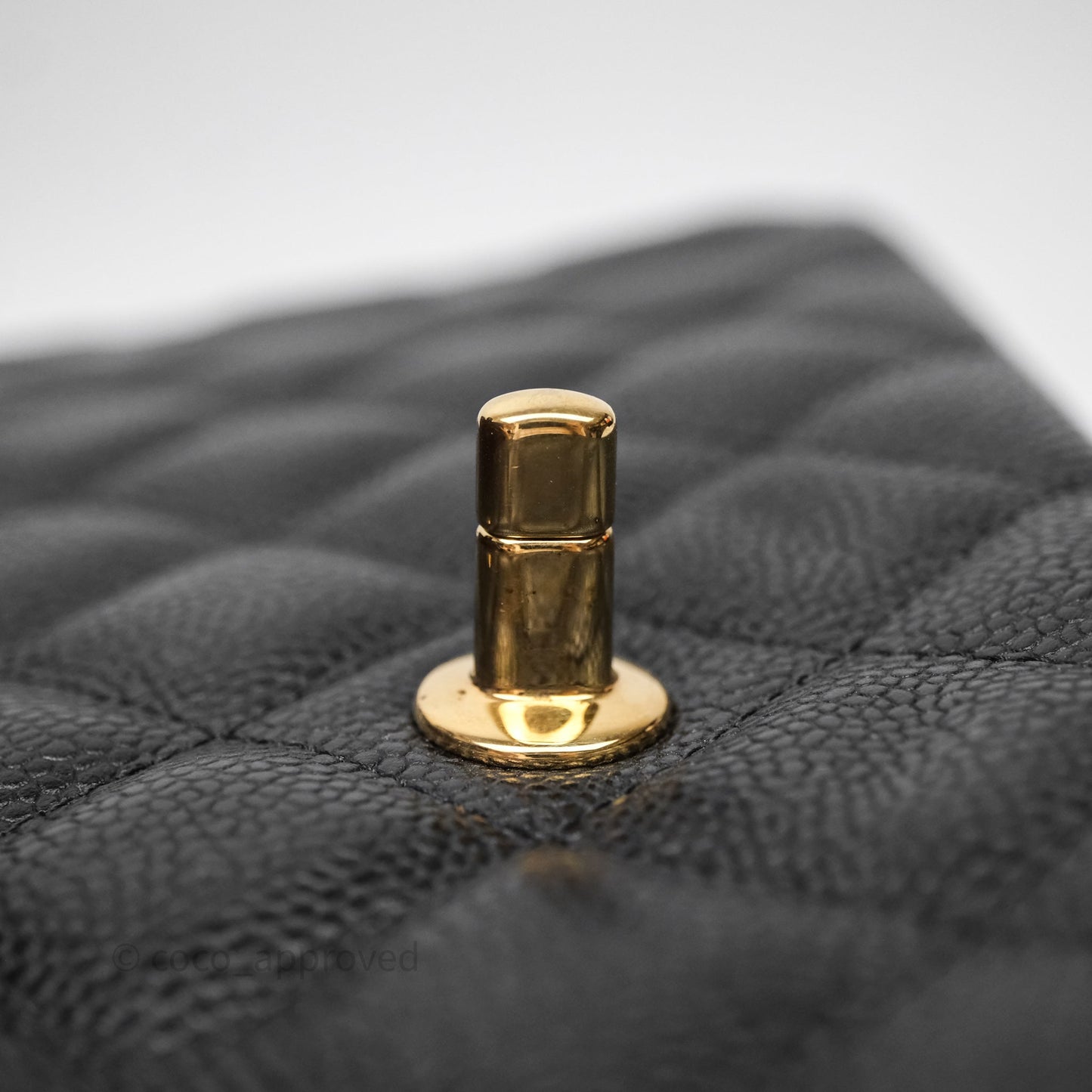 Chanel Jumbo Double Flap Black Caviar Gold Hardware⁣⁣